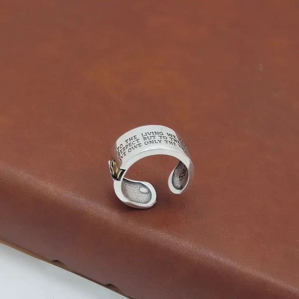Vintage 925 Sterling Silver Rings Size ONE SIZE - 4 Thumbnail
