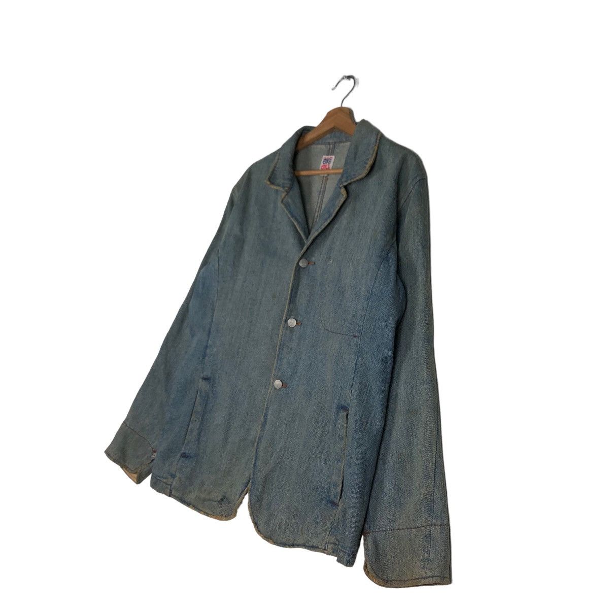 Japanese Brand 🔥Vtg Denim Worker Union Made Big Bill Biker Detroit Pocket Size US M / EU 48-50 / 2 - 2 Thumbnail