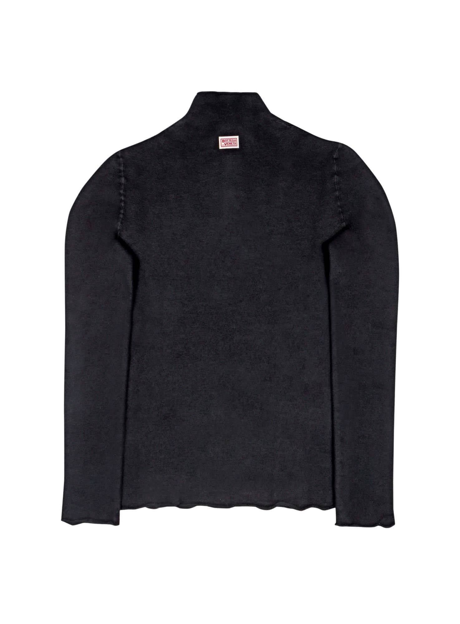Bottega Veneta o1bcso1str0526 Felted Wool Jumper Sweater in Black Size US XL / EU 56 / 4 - 2 Thumbnail