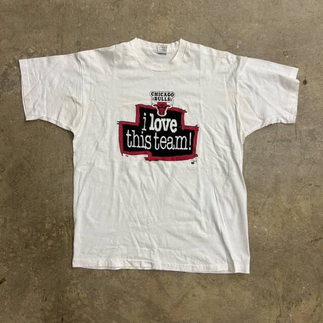 Vintage NBA Vintage Chicago Bulls I Love This Team Tee XL Size US XL / EU 56 / 4 - 1 Thumbnail