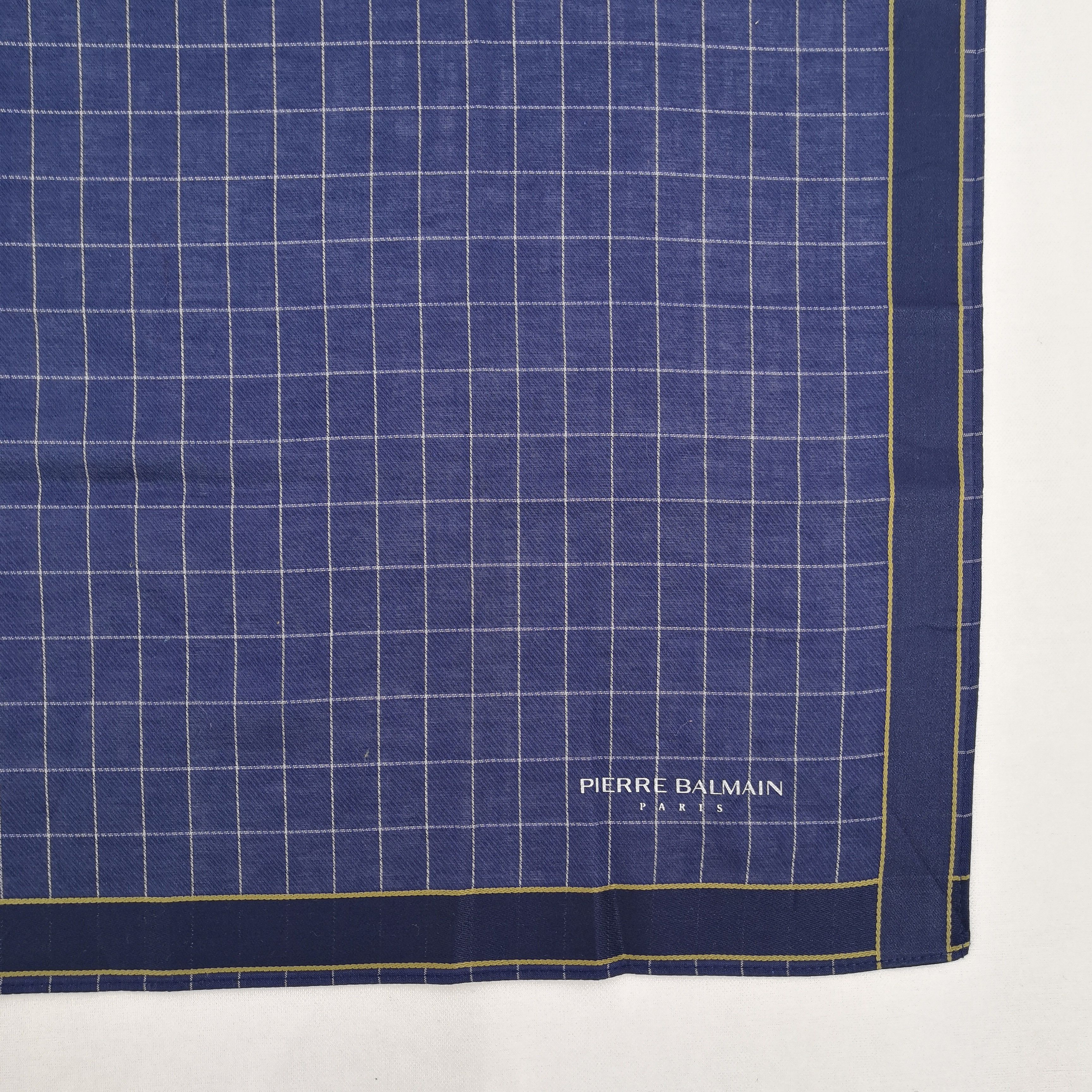 Japanese Brand Vintage Pierre Balmain Handkerchief Neckerchief Bandana Size ONE SIZE - 3 Thumbnail