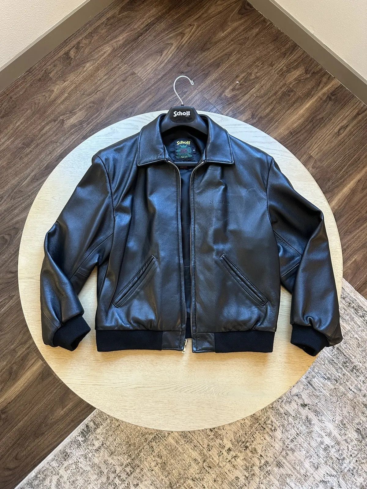 Schott × Supreme Supreme x Schott x Martin Wong 8 Ball Leather