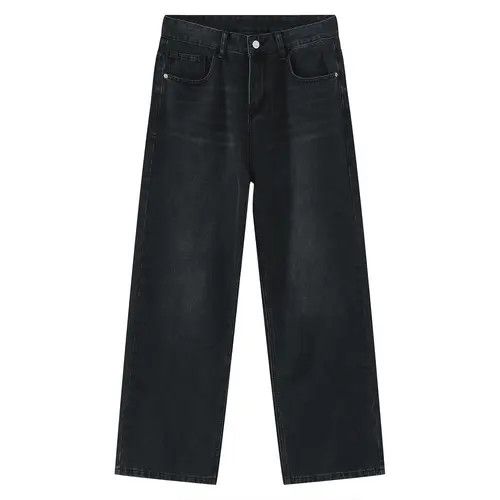 VIBE Straight black and gray wide leg jeans Size US 32 / EU 48 - 7 Thumbnail
