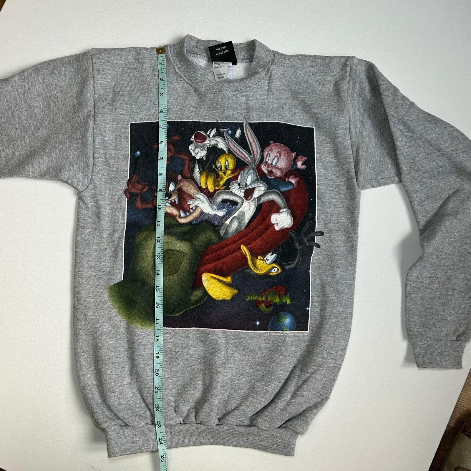 Vintage × Warner Bros Vintage 1996 Space Jam Crewneck Sweatshirt Warner Bros USA Size US XS / EU 42 / 0 - 11 Thumbnail