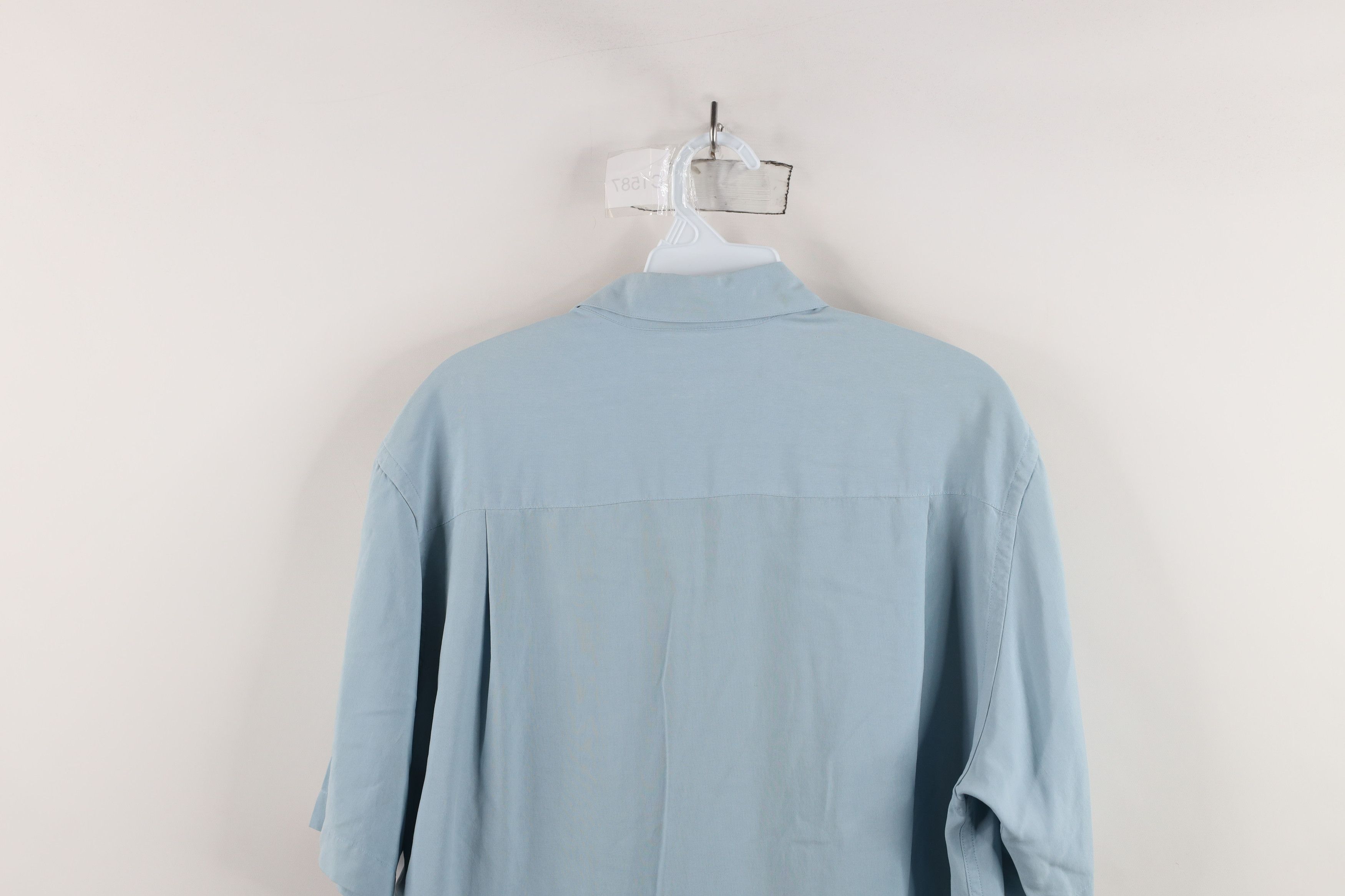 Vintage Vintage 90s Streetwear Baggy Silk Short Sleeve Button Shirt Size US M / EU 48-50 / 2 - 13 Thumbnail