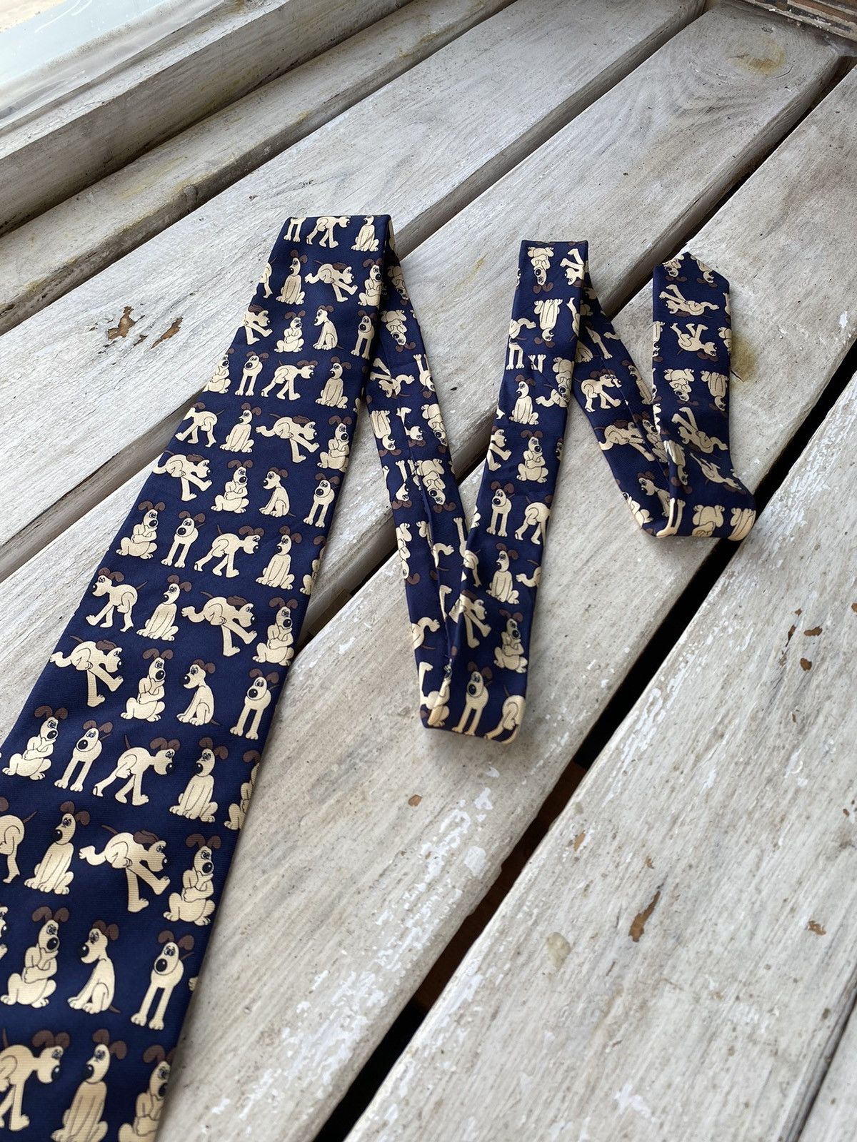 Cartoon Network × Vintage Wallace And Gromit 1989 vintage Tie Size ONE SIZE - 4 Thumbnail
