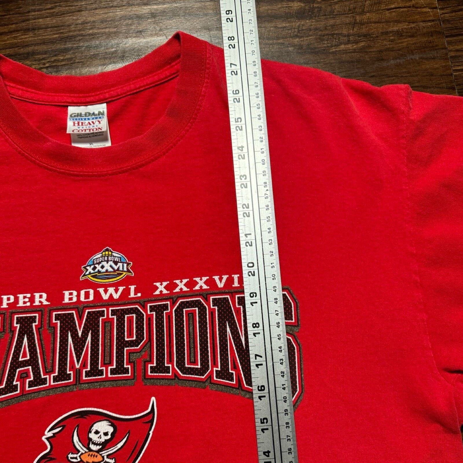 Lee Tampa Bay Buccaneers Super Bowl XXXVII NFL T Shirt XL Size US XL / EU 56 / 4 - 4 Thumbnail
