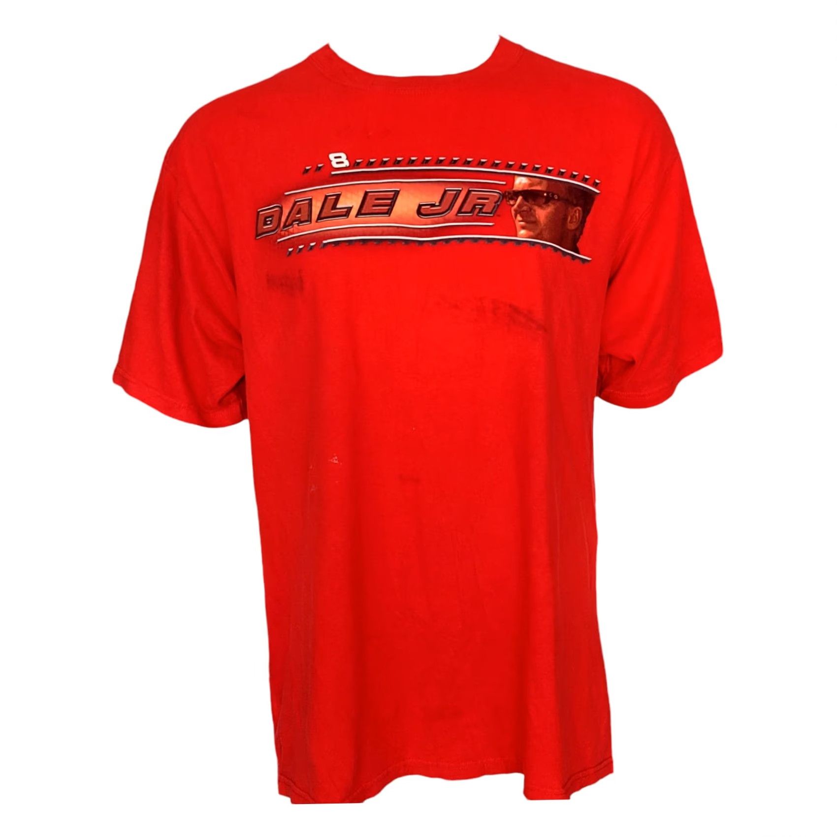 Chase Authentics VINTAGE Chase Authentics Dale Jr Racing T-Shirt XL Red 100% Cotton NASCAR Vintage Shirt Mens Size US XL / EU 56 / 4 - 2 Thumbnail