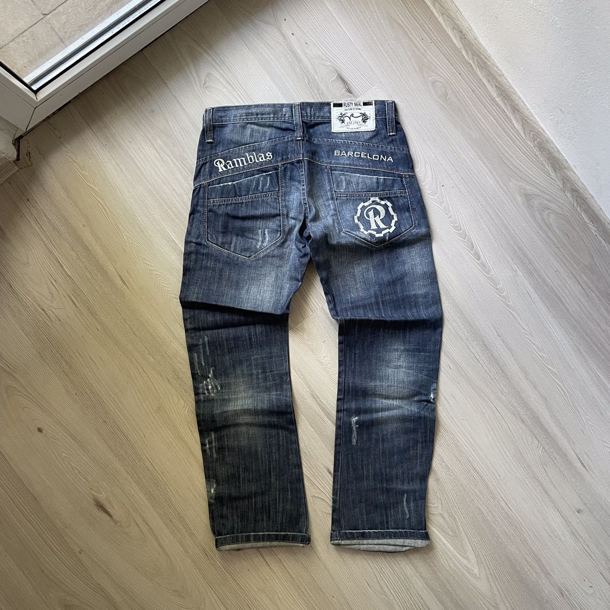 Designer × Japanese Brand Vintage rap jeans y2k style Size US 30 / EU 46 - 1 Thumbnail