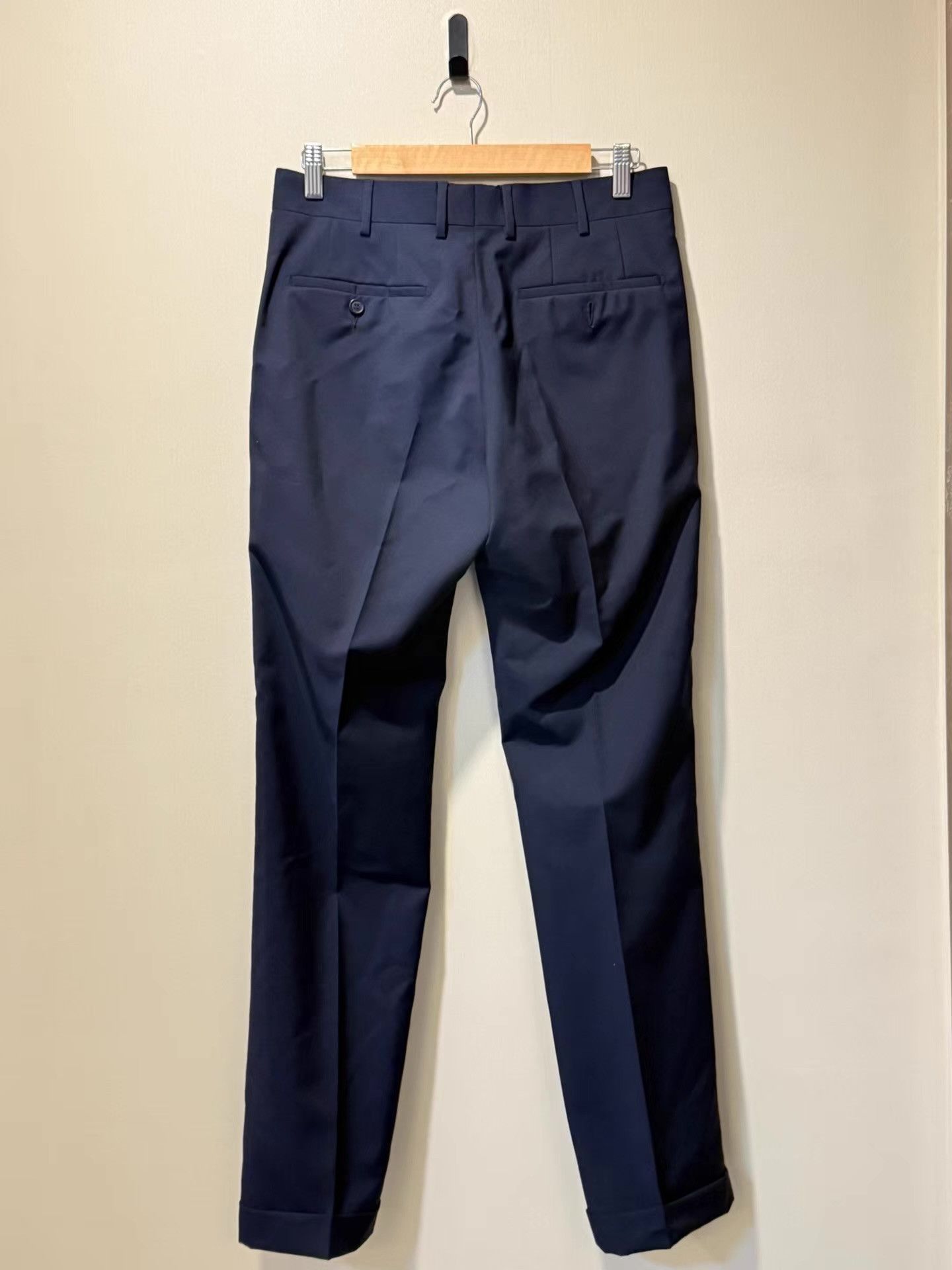 Prada Prada Dark Blue Trousers Ｑ20 Size 46R - 2 Thumbnail