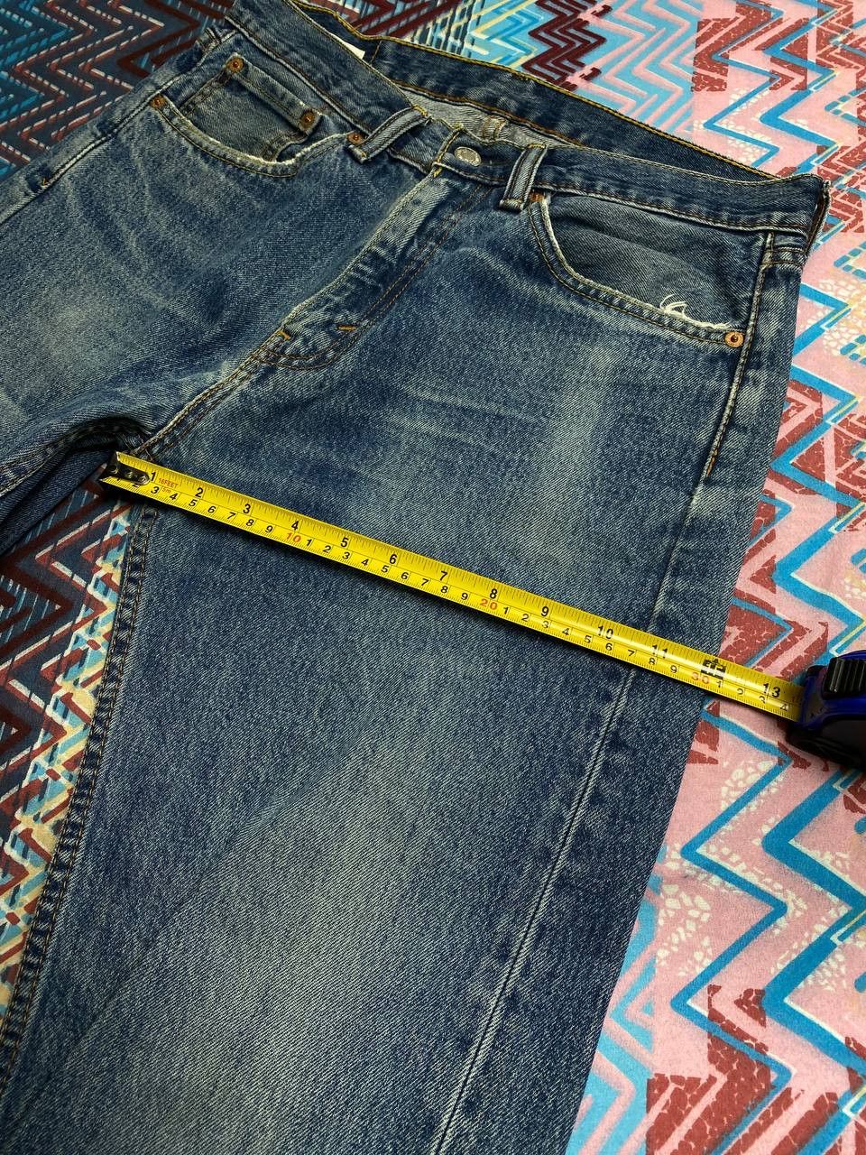 Levi's Crazy vintage y2k Levi’s 505 faded washed denim jeans skater Size US 32 / EU 48 - 16 Thumbnail