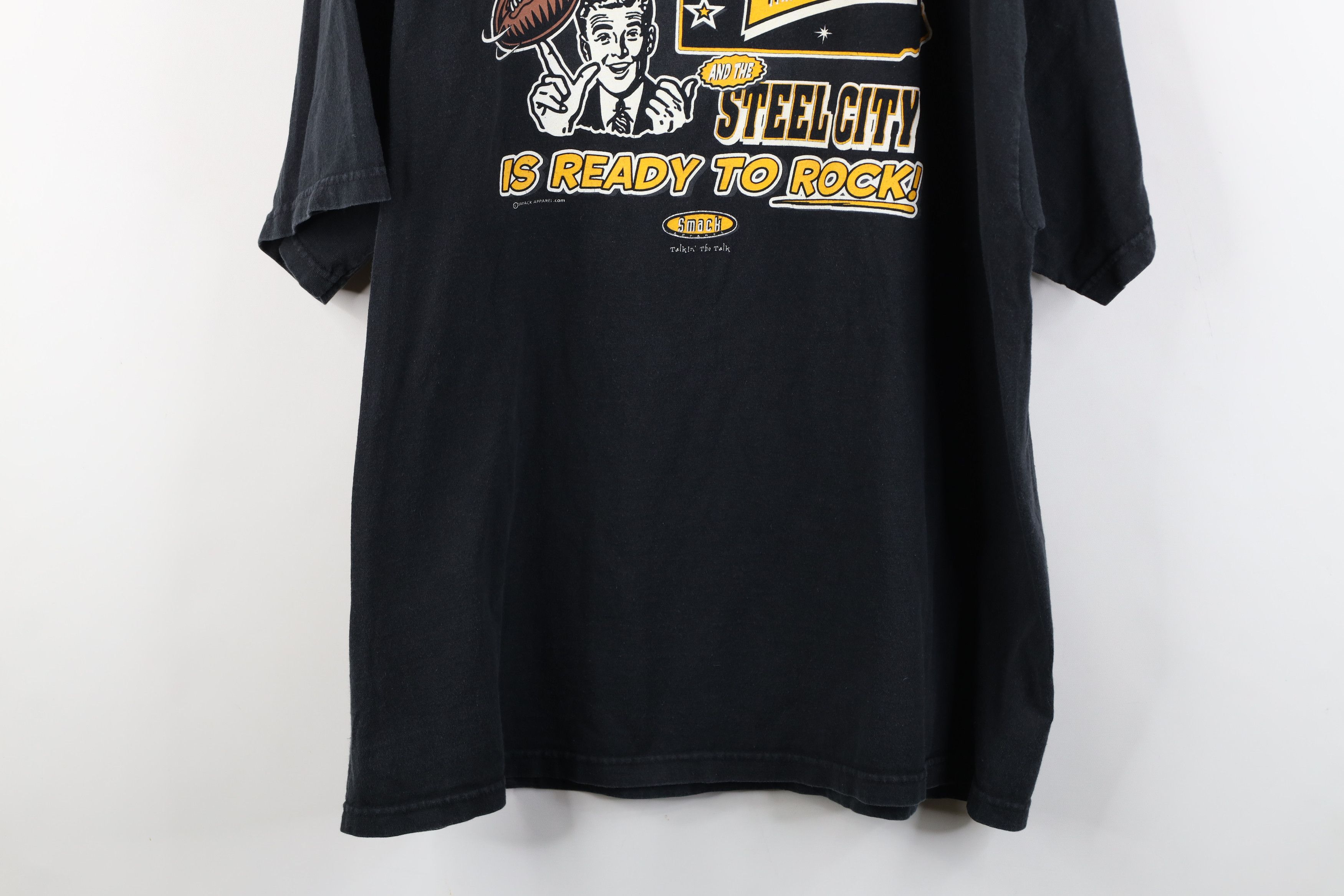 Vintage Vintage Roethlisberger Pittsburgh Steelers Football T-Shirt Size US XXL / EU 58 / 5 - 14 Thumbnail