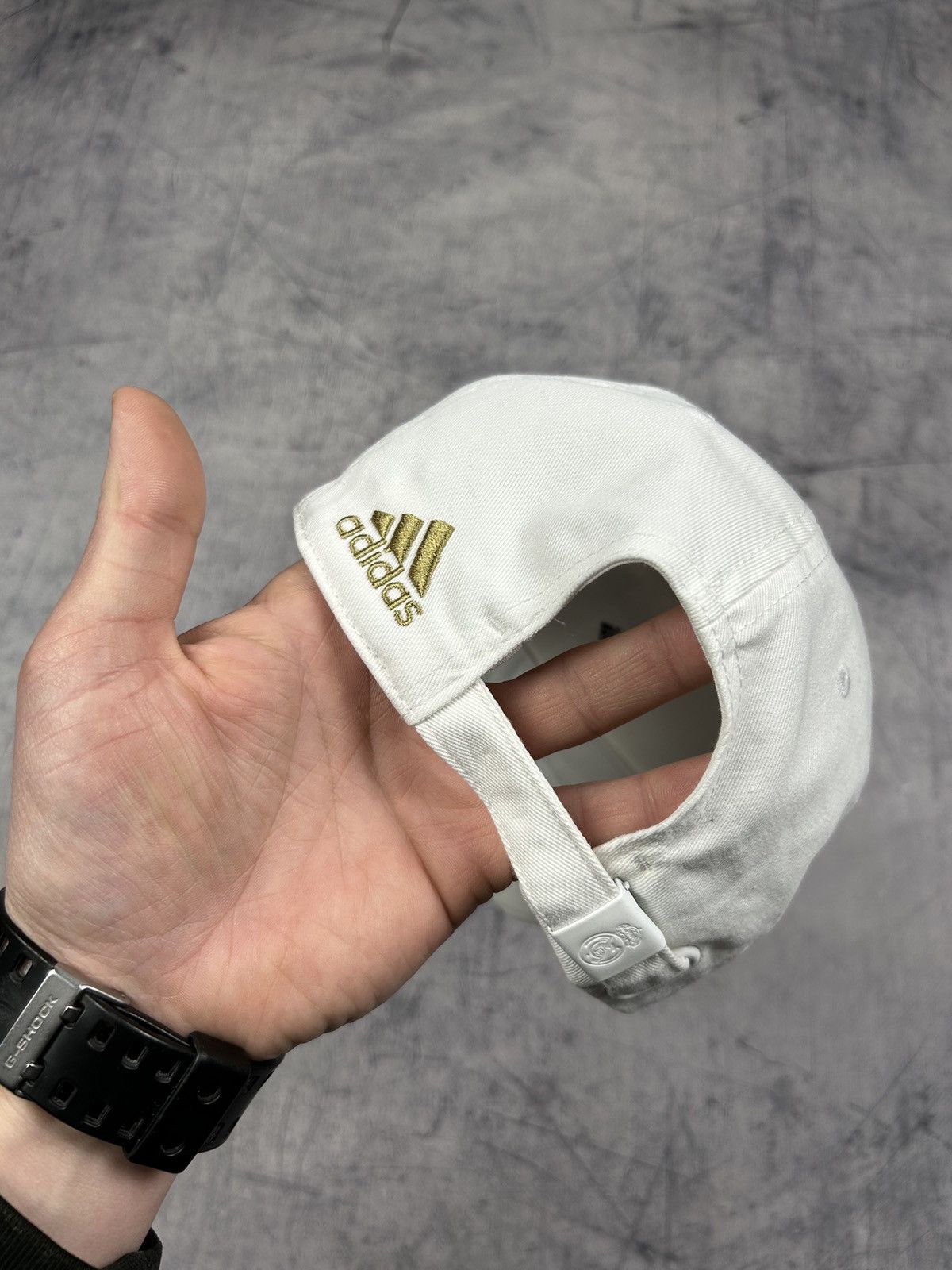 Adidas × Vintage Adidas Real Madrid Centre Logo Cap Soccer Jersey Size ONE SIZE - 7 Thumbnail