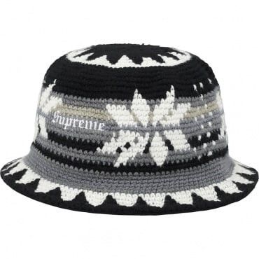 Supreme Snowflake Crochet Crusher Black M/L
