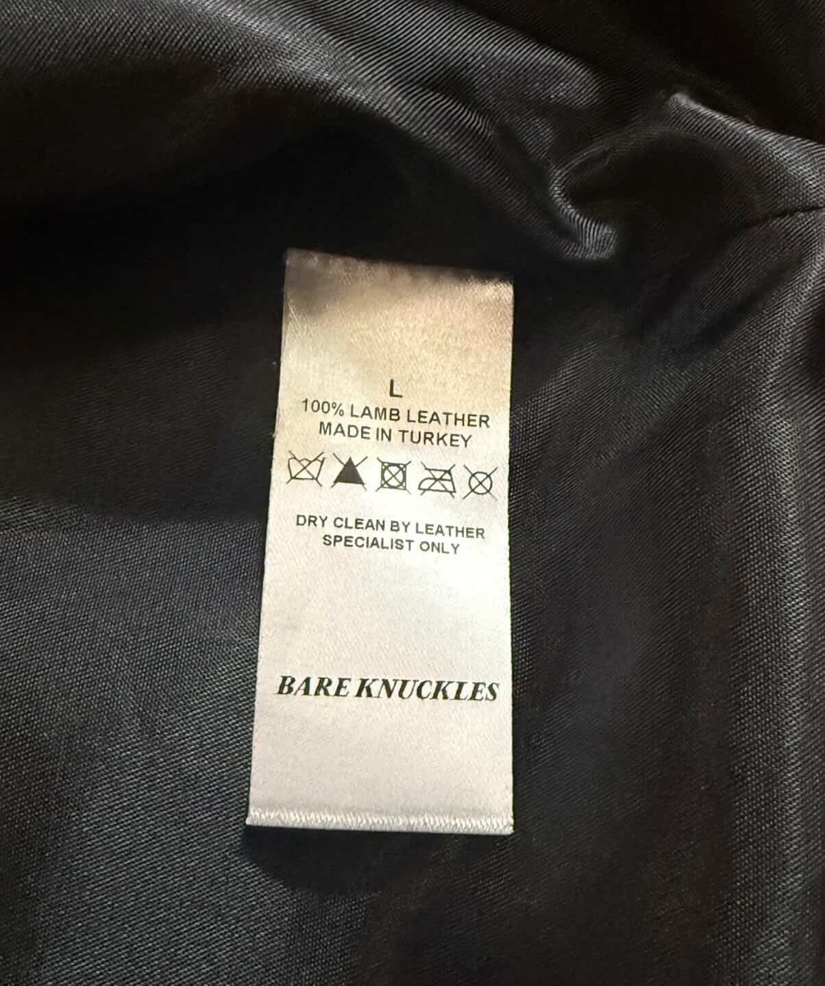 Bare Knuckles Bare Knuckles Leather Cruiser Jacket Size L Size US L / EU 52-54 / 3 - 3 Thumbnail