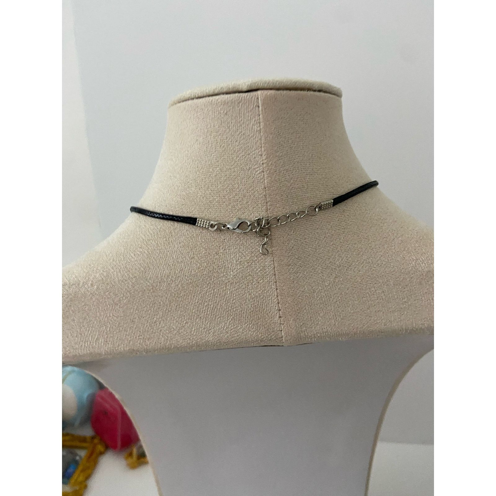 Handmade hamsa pendant necklace Size ONE SIZE - 3 Thumbnail