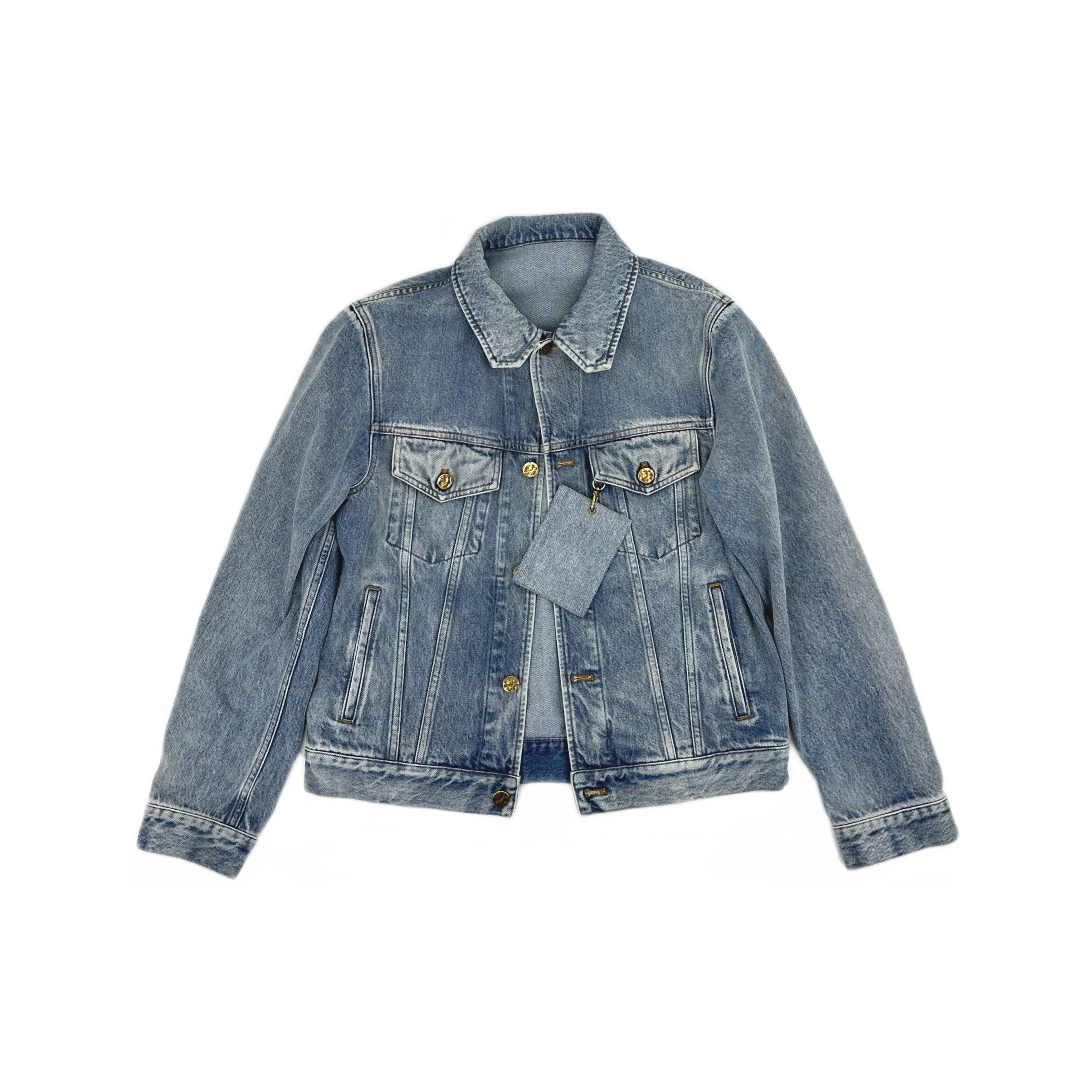 Louis Vuitton Louis Vuitton Washed Blue Denim Jacket 44 Size US S / EU 44-46 / 1 - 1 Thumbnail