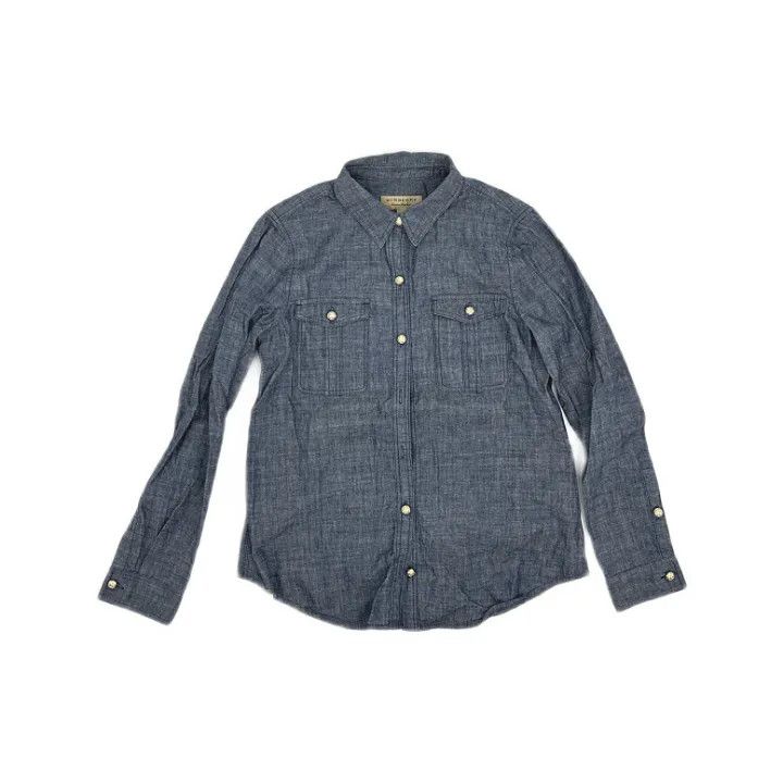 Burberry Burberry Casual Fashion Solid Button-Up Shirt Size US S / EU 44-46 / 1 - 1 Thumbnail