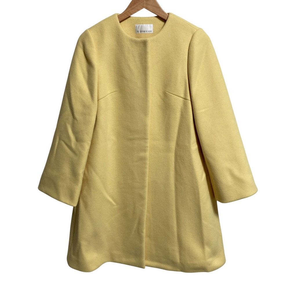 Other Other M-Premier Super100’s Wool Collarless Coat Textile Outerwear A236-015 DUTY FREE for USA Size ONE SIZE - 1 Thumbnail