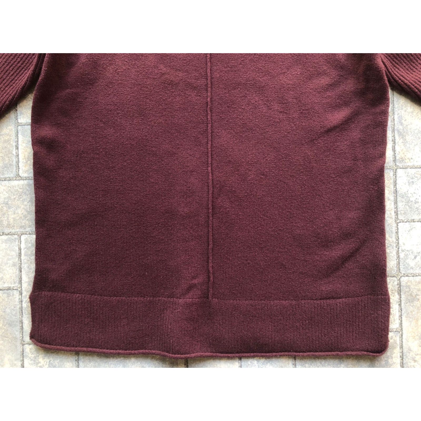 Vintage NWT Sonoma Cowl Neck Knit Sweatshirt Purple Medium Women Slit Long Sleeve Pullover Sweater Size M / US 6-8 / IT 42-44 - 2 Thumbnail