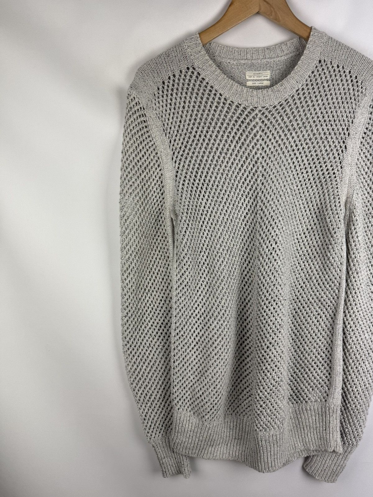 Allsaints Allsaints Bannok Crew Heavy Knit AvantGarde Sweater Pullover Size US L / EU 52-54 / 3 - 2 Thumbnail