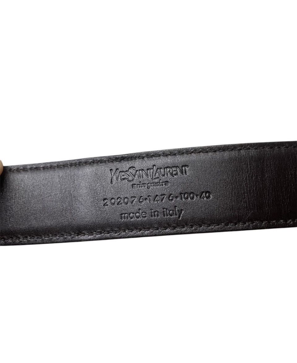 Saint Laurent Paris × Yves Saint Laurent ysl yves saint laurent snakeskin leather belt Size ONE SIZE - 3 Thumbnail