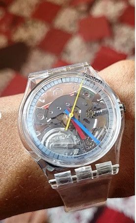 Swatch Swatch CLEARLY GENT Watch 34mm Size ONE SIZE - 4 Thumbnail