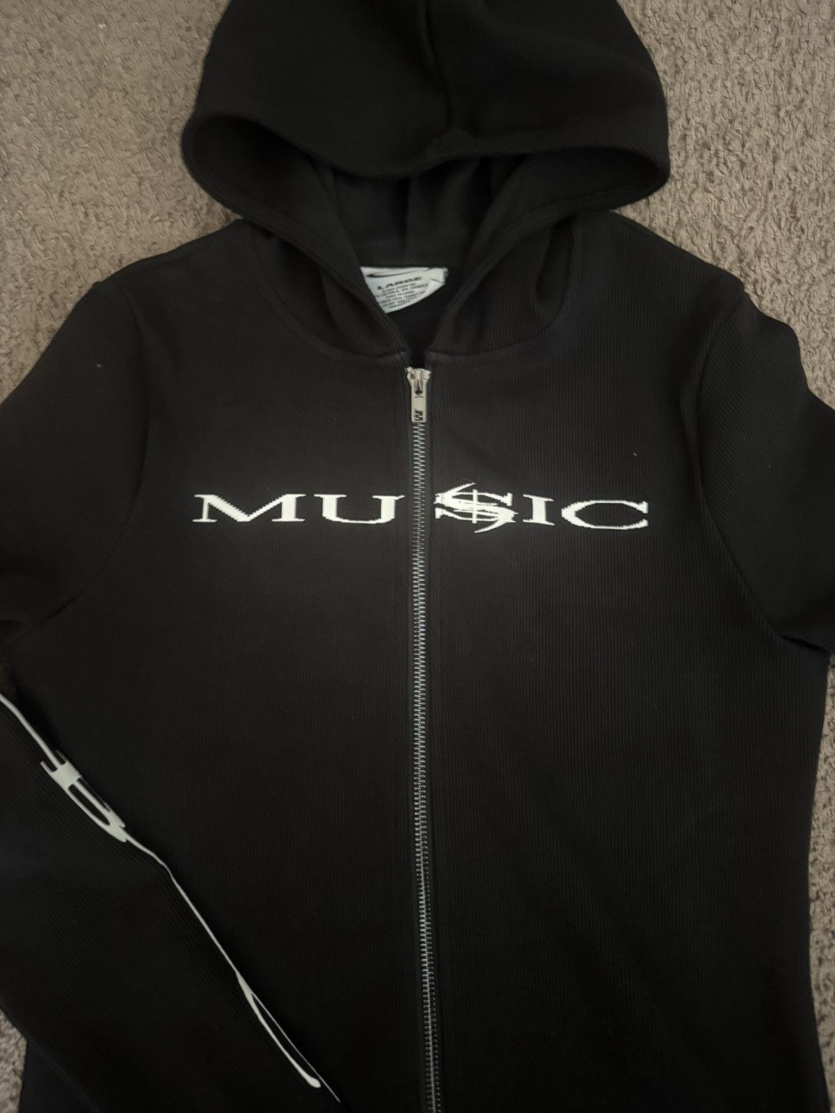 Playboi carti MUSIC double zip up jacket