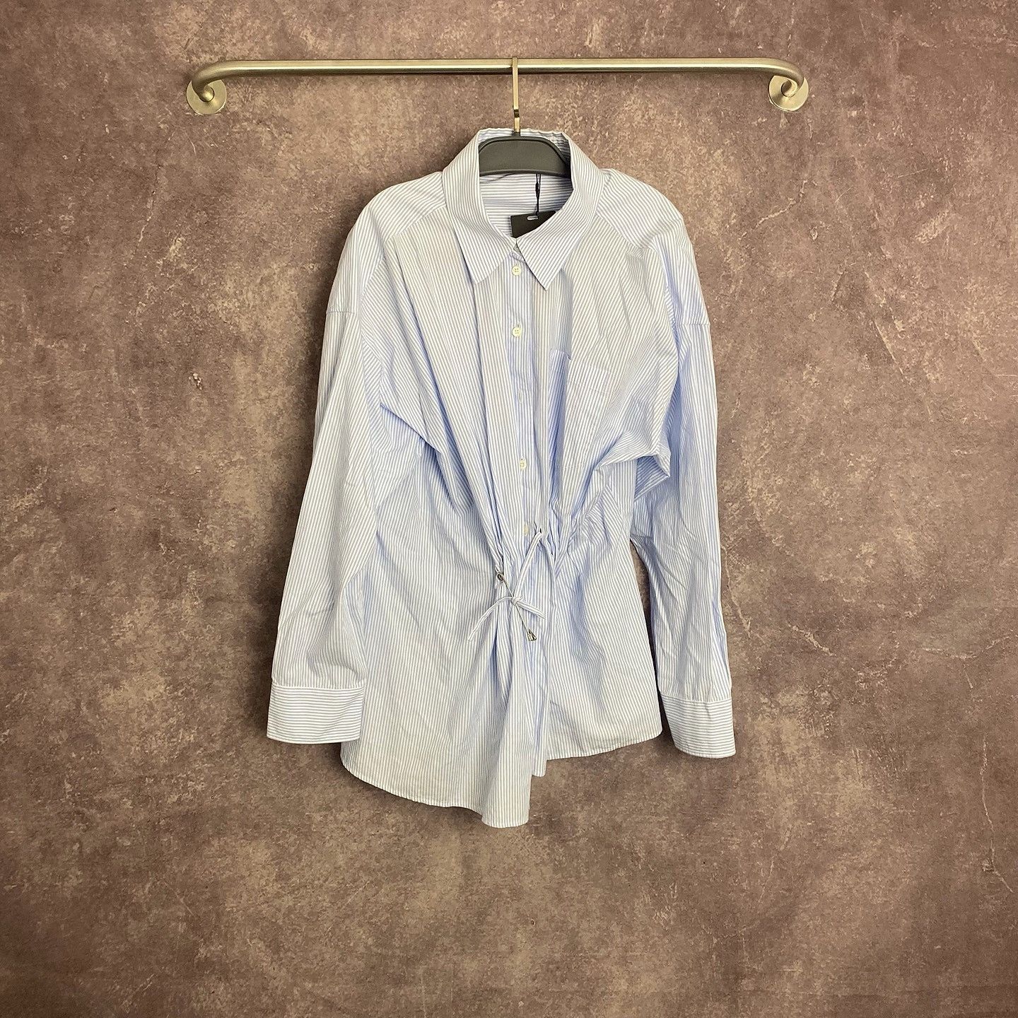 Prada Prada Striped Button Up Shirt Size 36 Size XS / US 0-2 / IT 36-38 - 1 Thumbnail