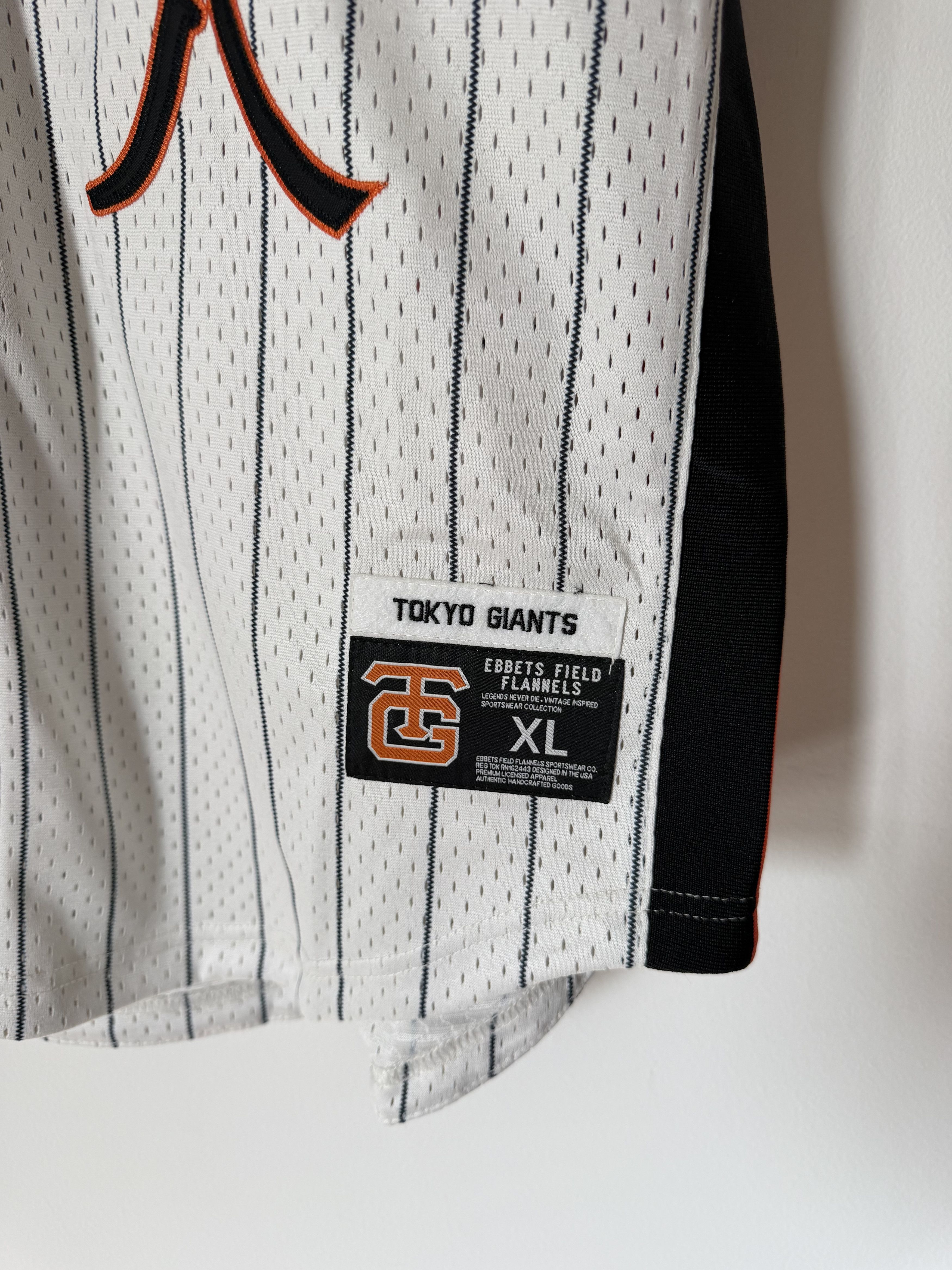 Ebbets Field Flannels Ebbets Field Tokyo Giants Pinstripe Mesh Jersey Size US XL / EU 56 / 4 - 5 Thumbnail