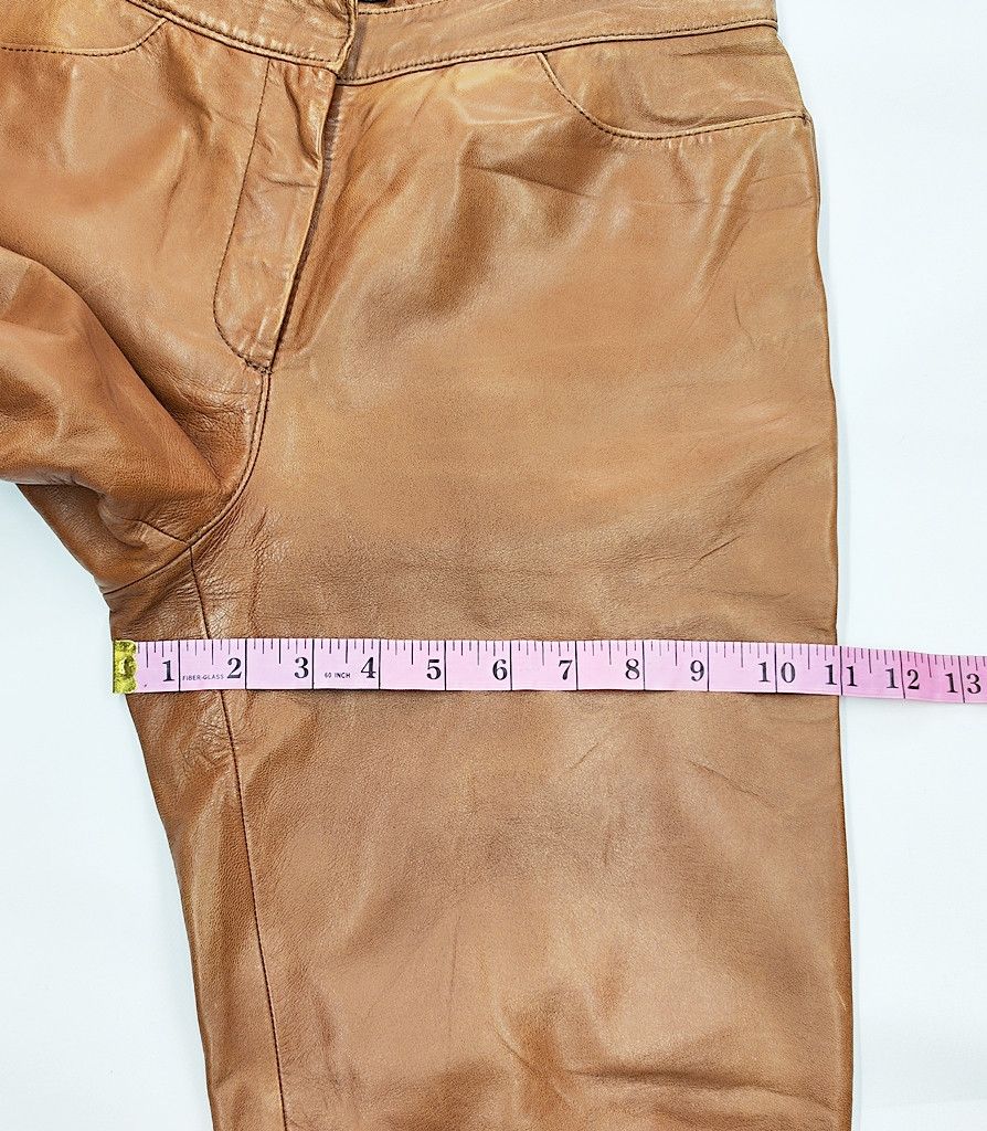 DKNY DKNY sheep skin full leather biker pant waist 30 inch Size 30" / US 8 / IT 44 - 9 Thumbnail