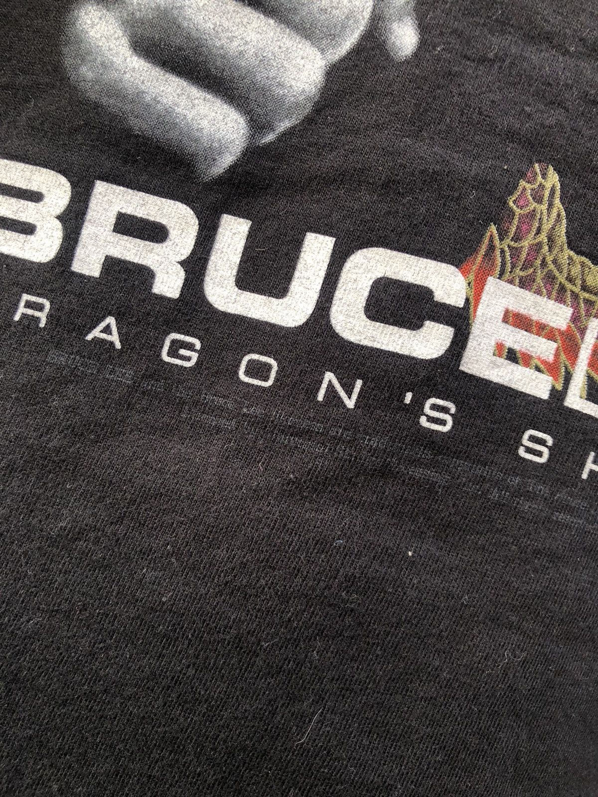 Vintage Vintage 90s Bruce Lee "Dragon Shadow" Movie Tshirt Size US L / EU 52-54 / 3 - 5 Thumbnail