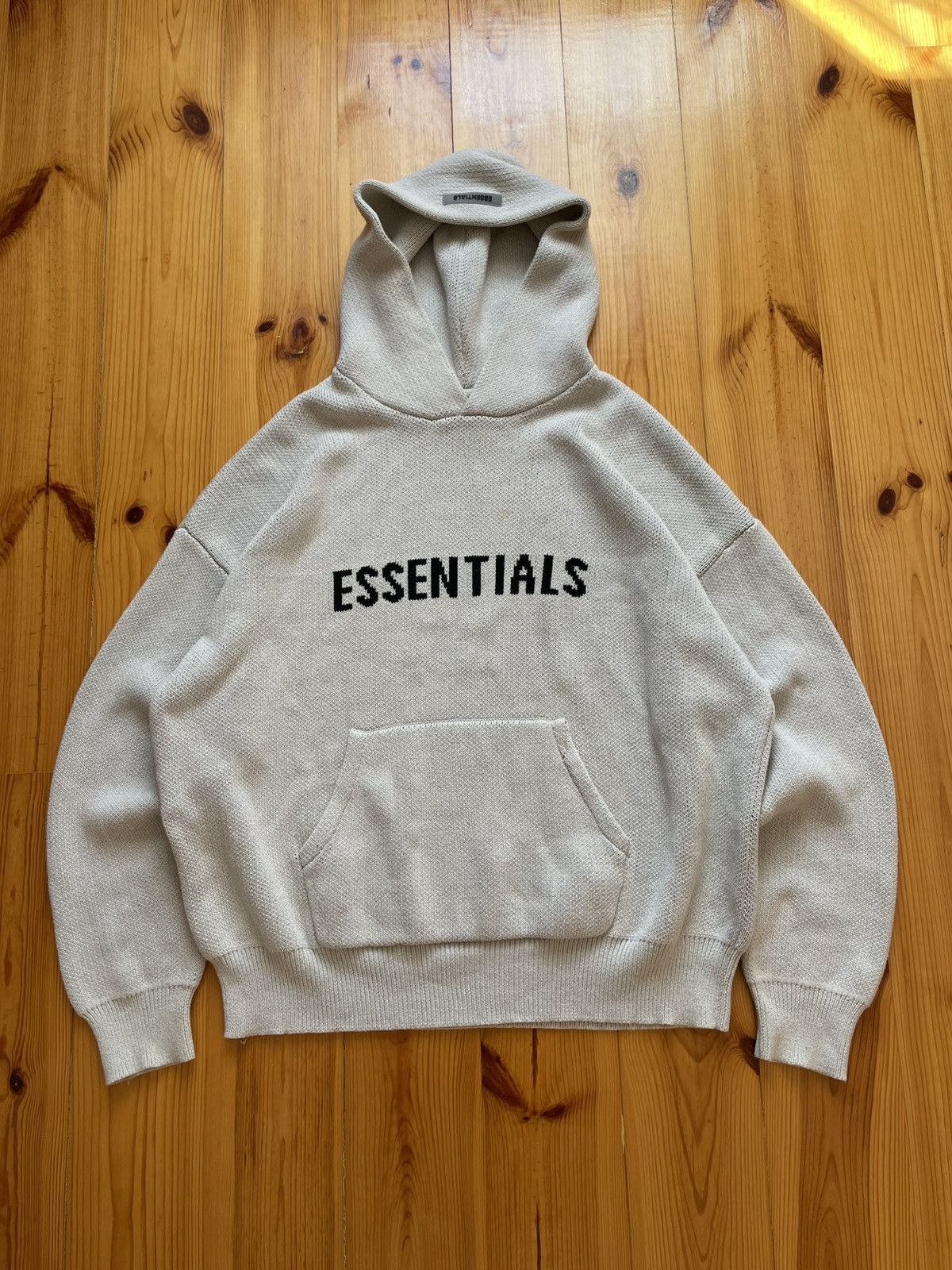 Fear Of God Essentials Knit Hoodie | Grailed