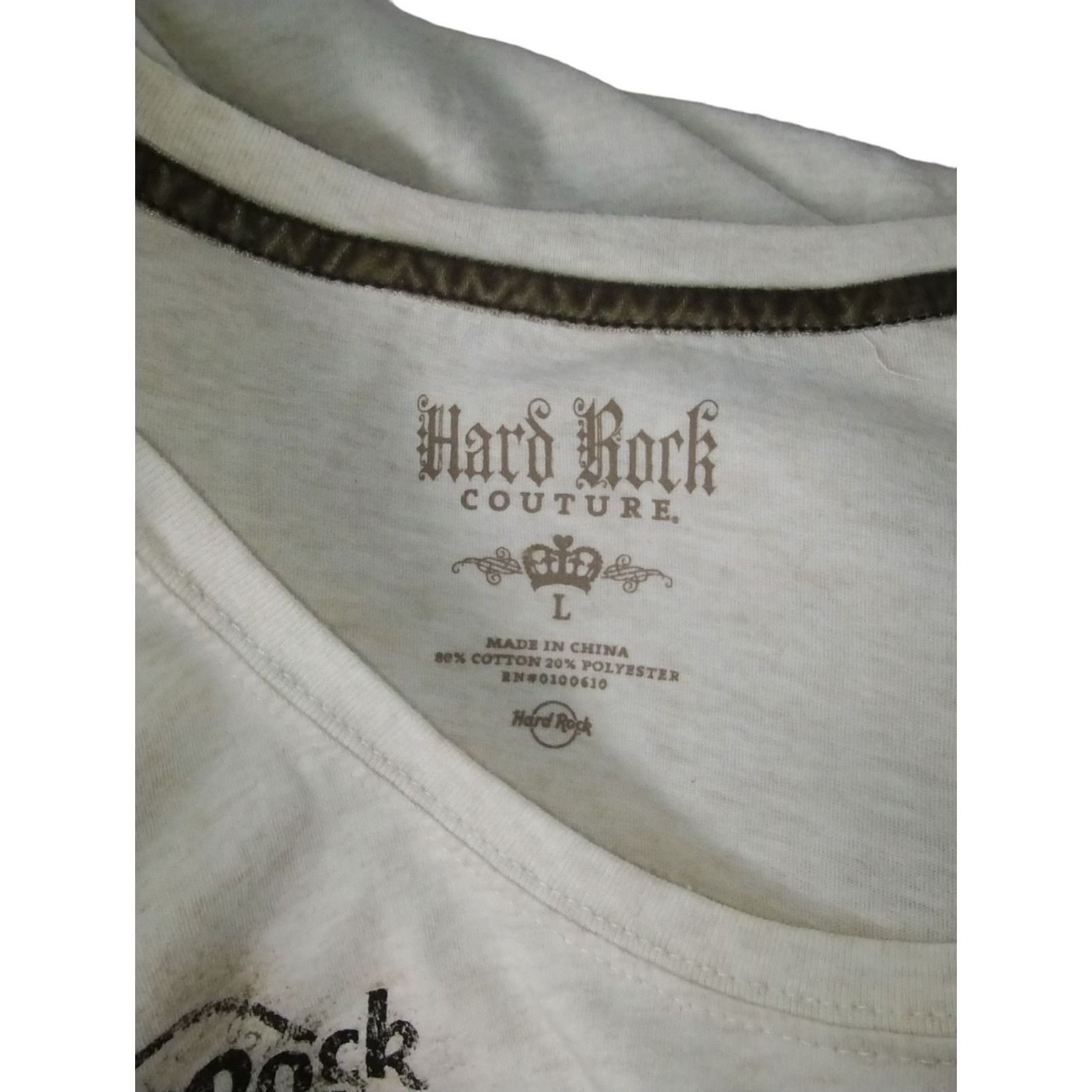 Hard Rock Cafe Womens Large Hard Rock Cafe San Antonio Love All Serve All G Size L / US 10 / IT 46 - 9 Thumbnail