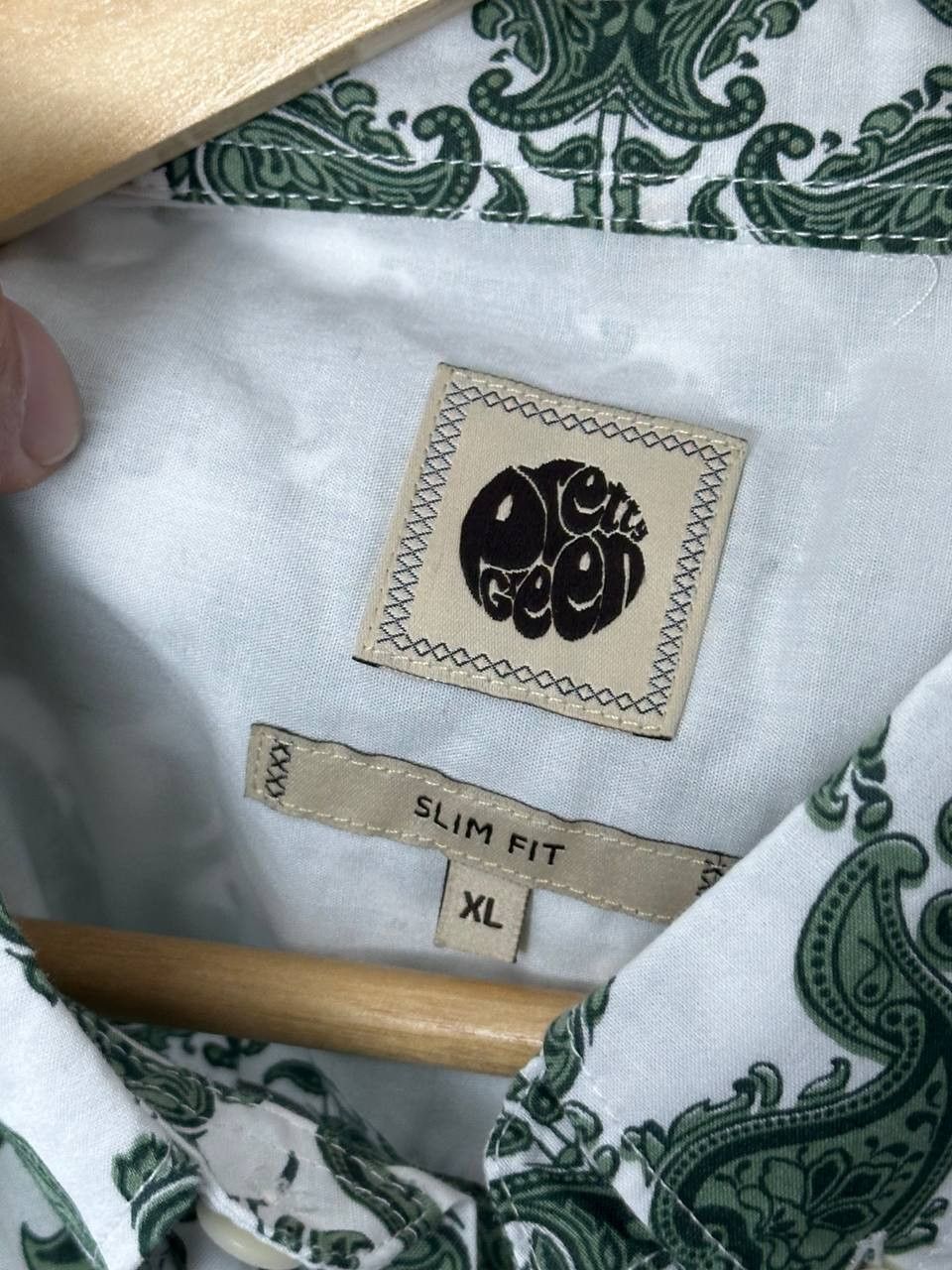Pretty Green Pretty Green Paisley Patterned Long Sleeve Shirt Size US XL / EU 56 / 4 - 9 Thumbnail