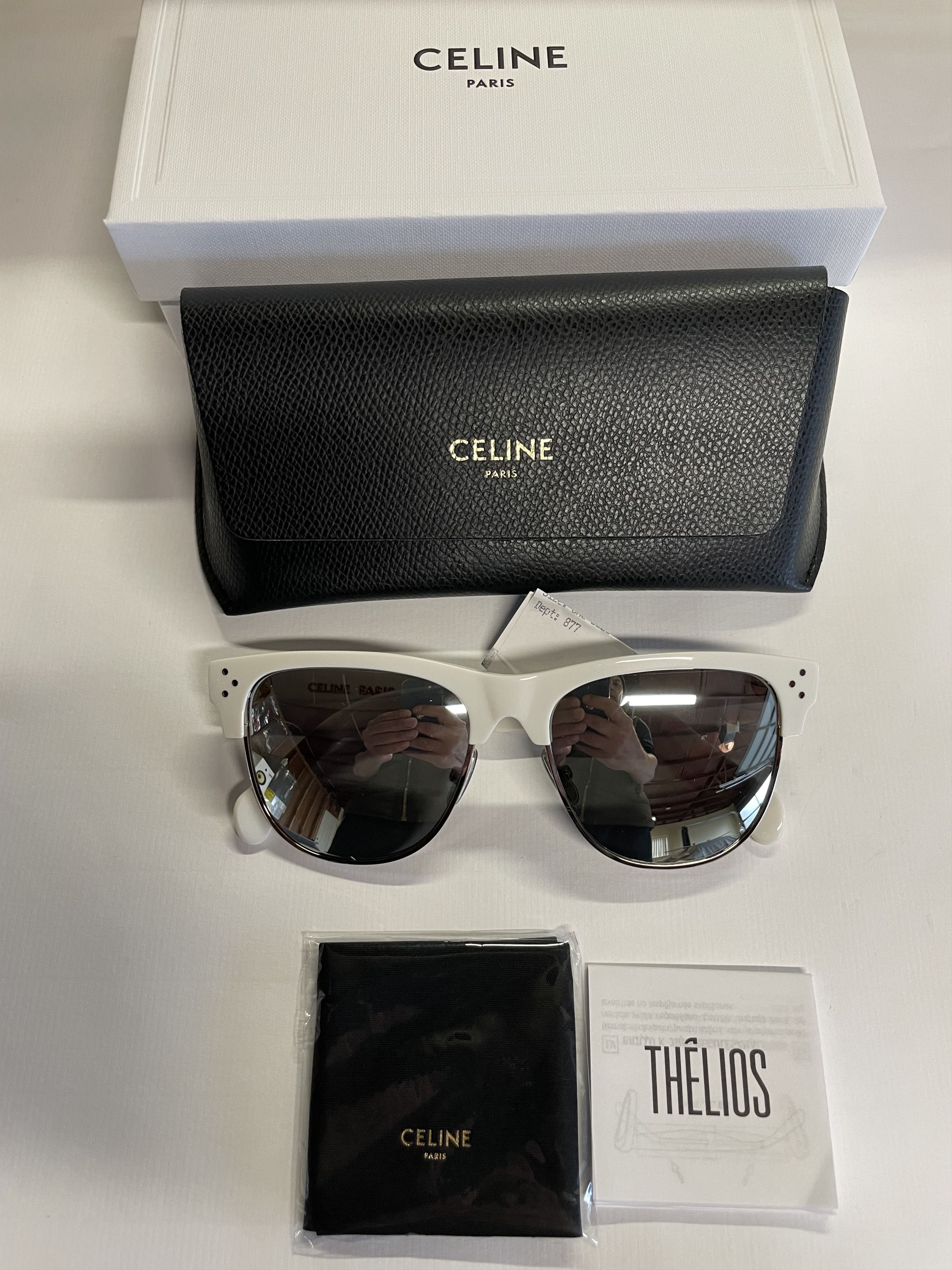 Celine Celine CL40103U 21C Clubmaster Women's Sunglasses Size ONE SIZE - 9 Thumbnail