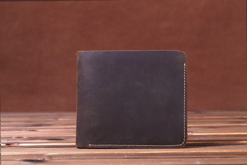 Japanese Brand × Leather × Vintage Men Leather Wallet with Zipper Coin Size ONE SIZE - 1 Thumbnail