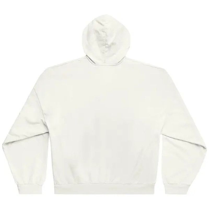 Balenciaga o1alis Dup / Unisex Hoodie in Dirty White Size US XL / EU 56 / 4 - 2 Thumbnail