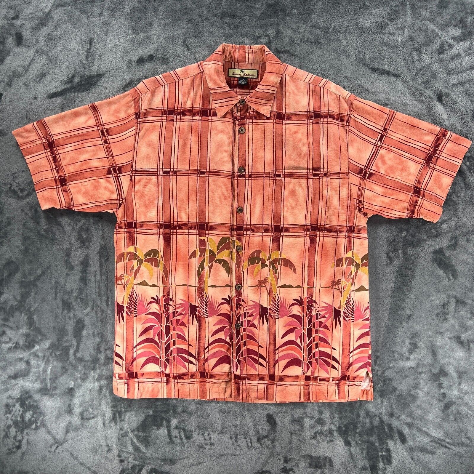 Tommy Bahama Tommy Bahama Men M Silk Linen Palm Trees Beach Summer Night Size US M / EU 48-50 / 2 - 9 Thumbnail