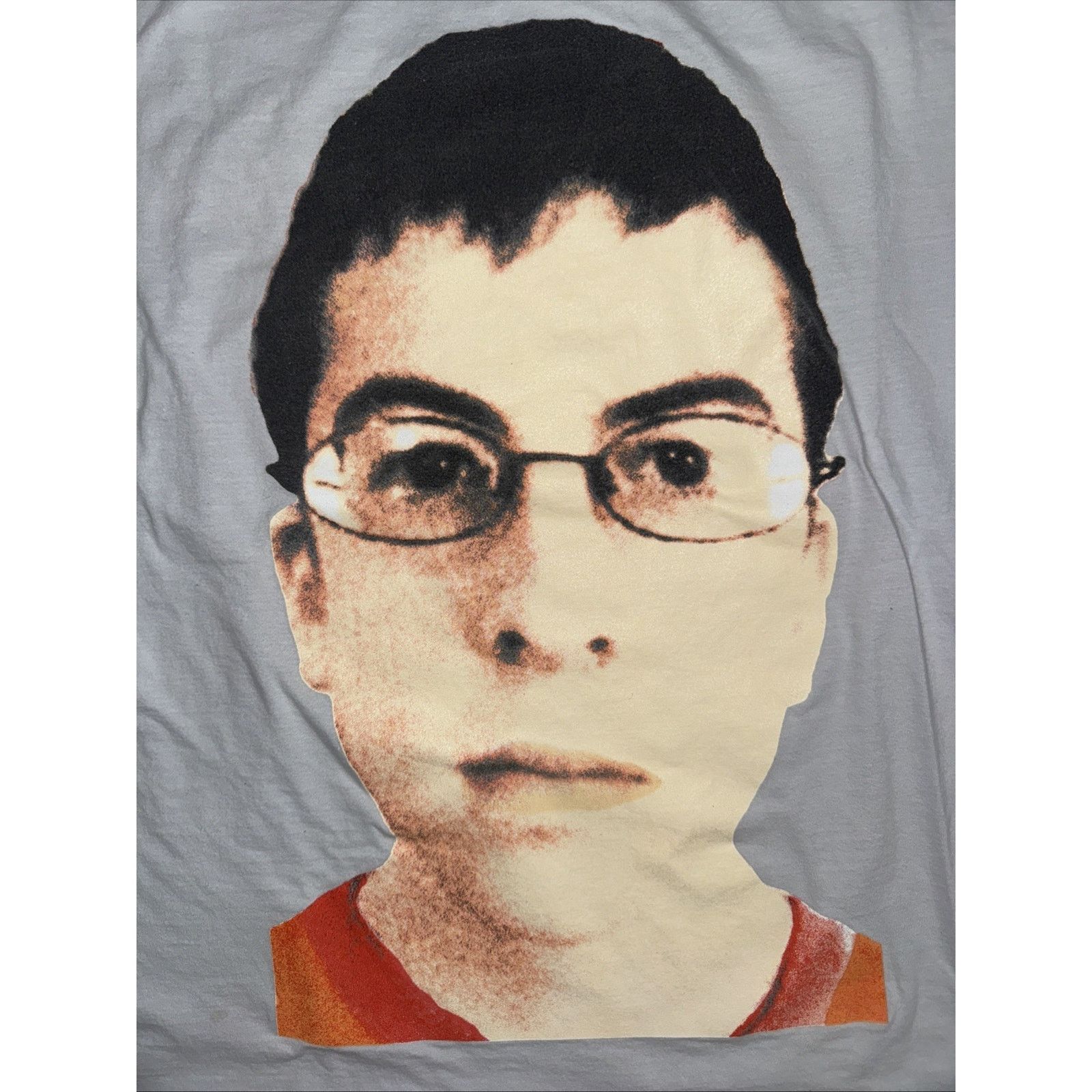 Band Tees × Vintage Superbad McLovin Big Head T-Shirt Gray L 20x26 Movie Tee Size US L / EU 52-54 / 3 - 2 Thumbnail