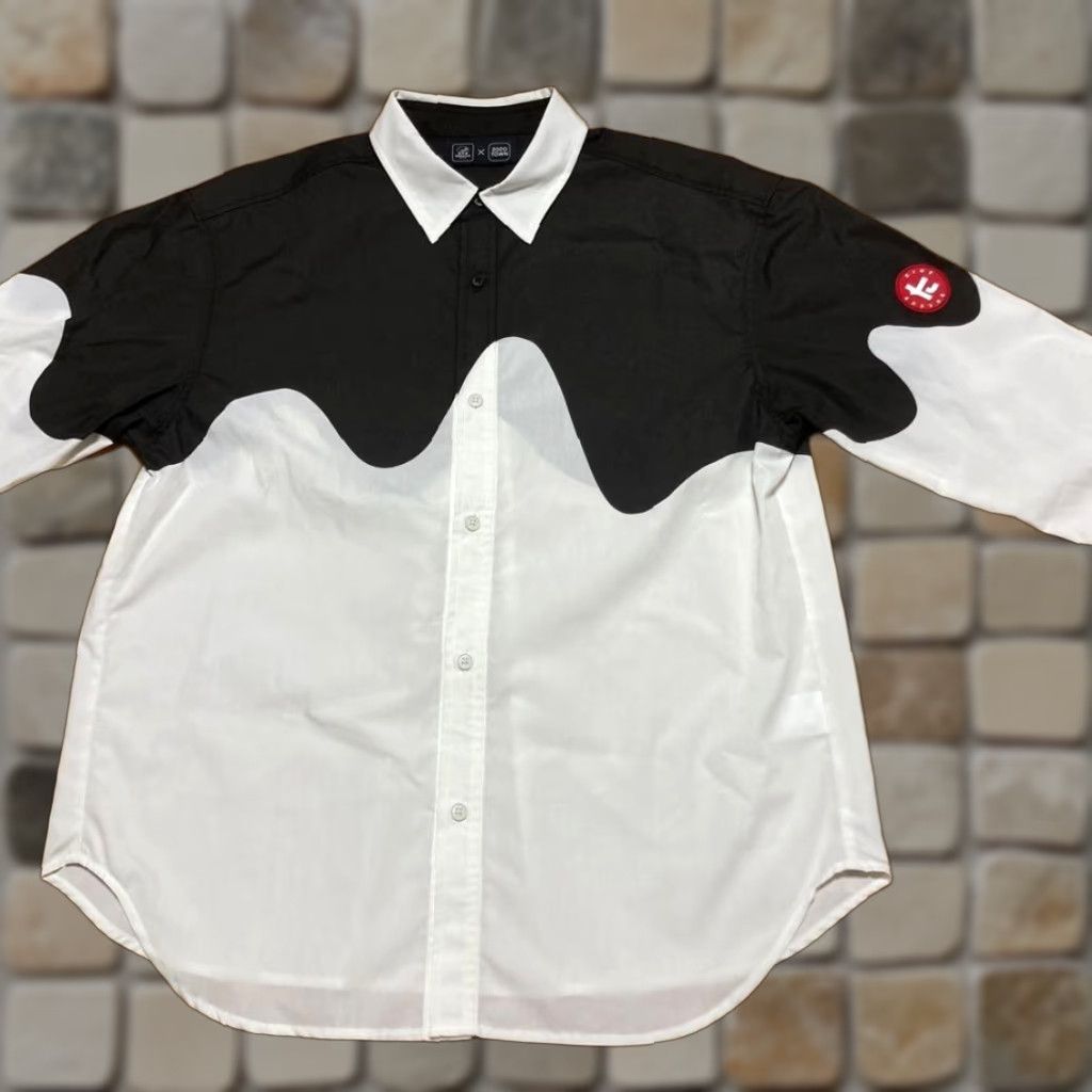 Vintage Splatoon 3 x Zozotown Sumi Kake Smocked Shirt Asian Unisex M size Japan Shirt Unisex M Black White Japan 90s Concert Theme Mens Womens Size US M / EU 48-50 / 2 - 1 Thumbnail