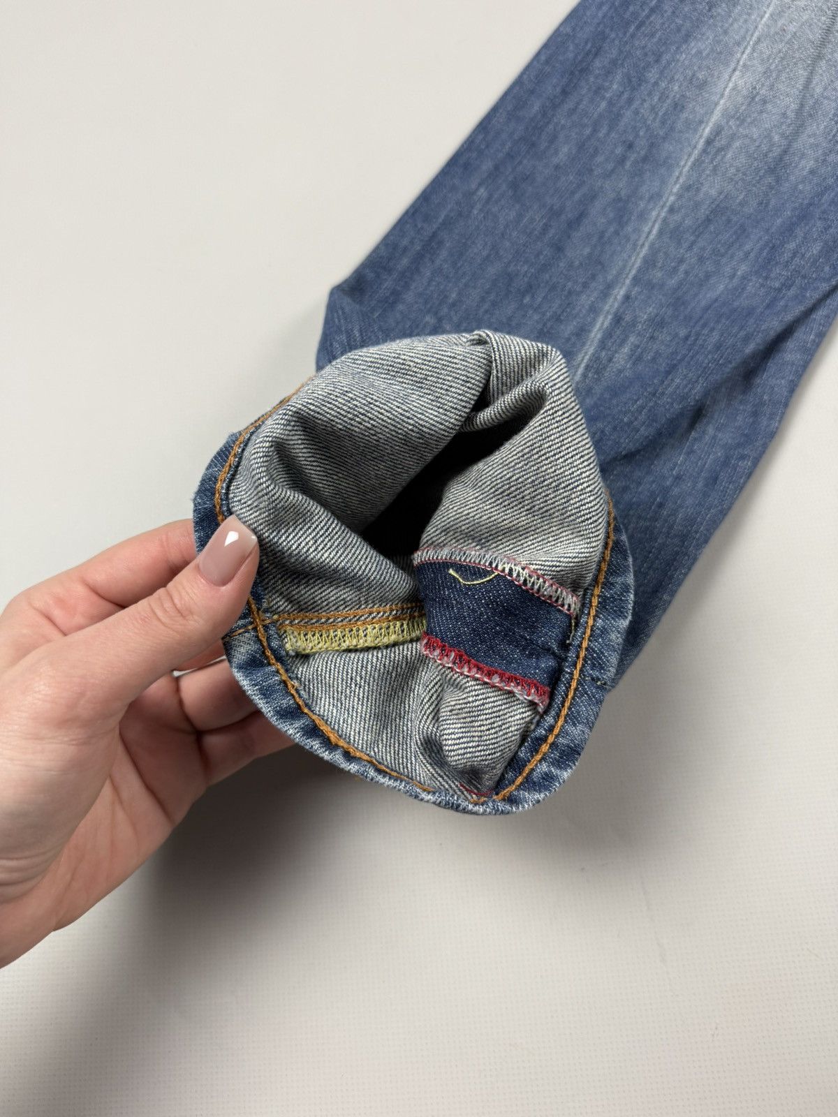 Evisu Evisu EU-ED Hokusai Vintage Men’s Denim Jeans Size 29 / S Size US 29 - 13 Thumbnail
