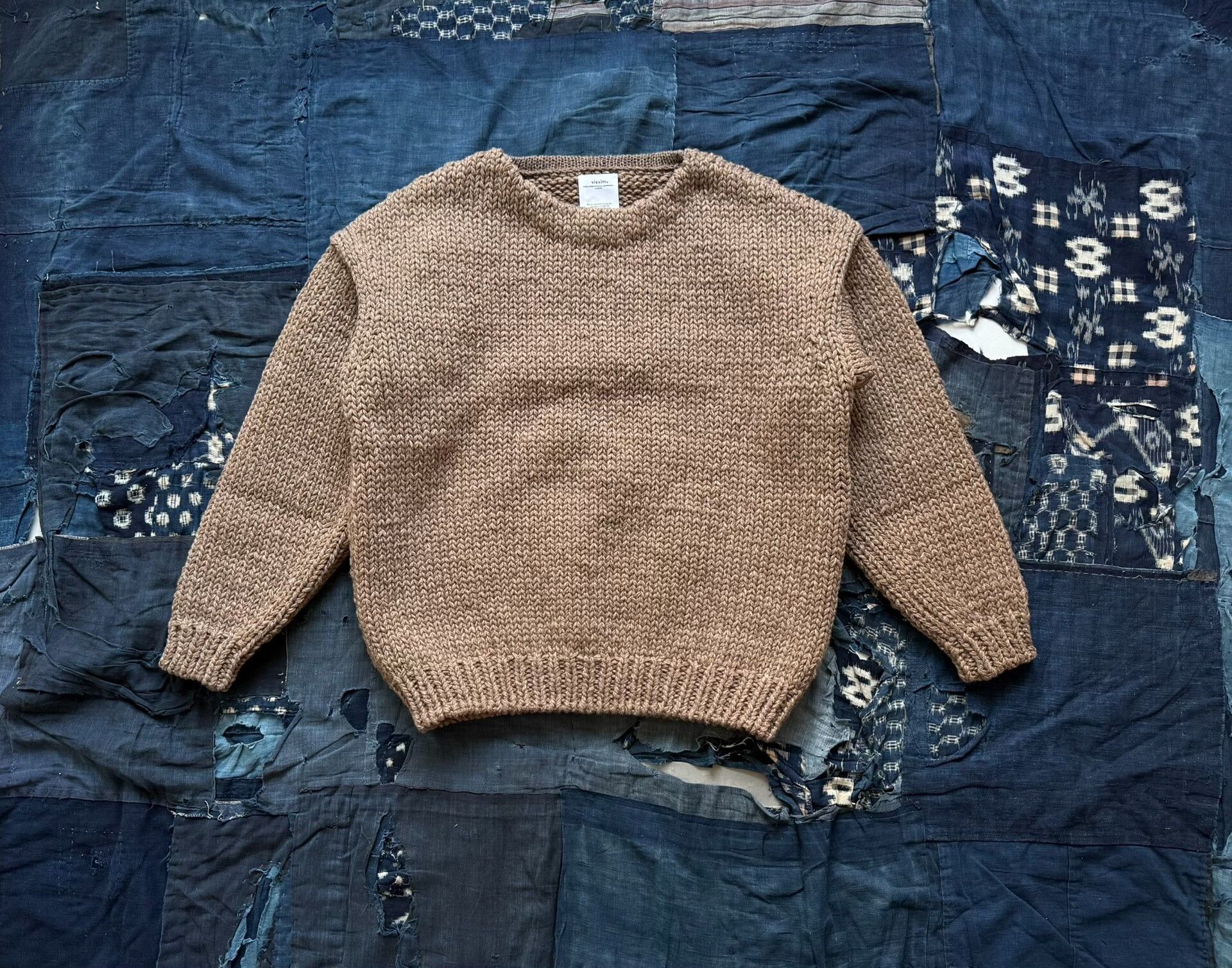 Visvim visvim amplus boatneck hand knit sweater Size US M / EU 48-50 / 2 - 1 Thumbnail