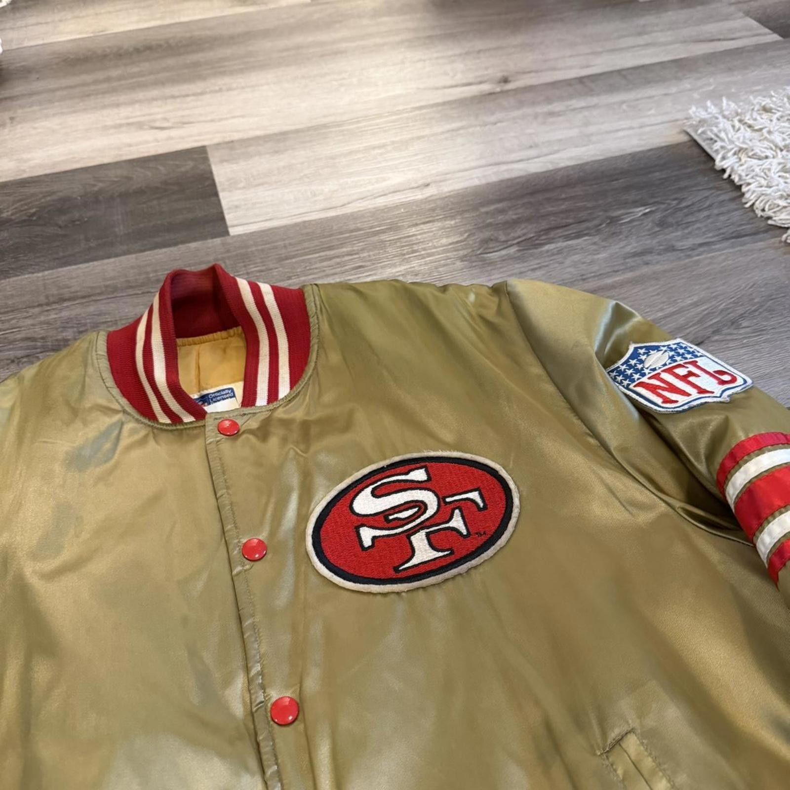 Other Vintage San Francisco 49er shain satin bomber jacket 80s L Size US L / EU 52-54 / 3 - 1 Thumbnail