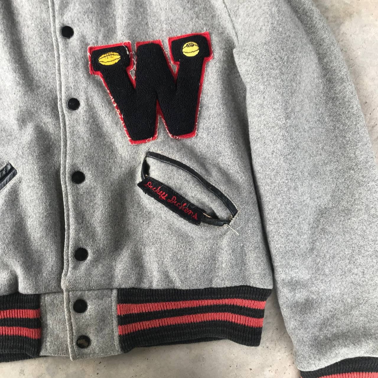 Vintage VINTAGE 80S WISCONSIN VARSITY WOOL DISTRESSED Size US M / EU 48-50 / 2 - 3 Thumbnail