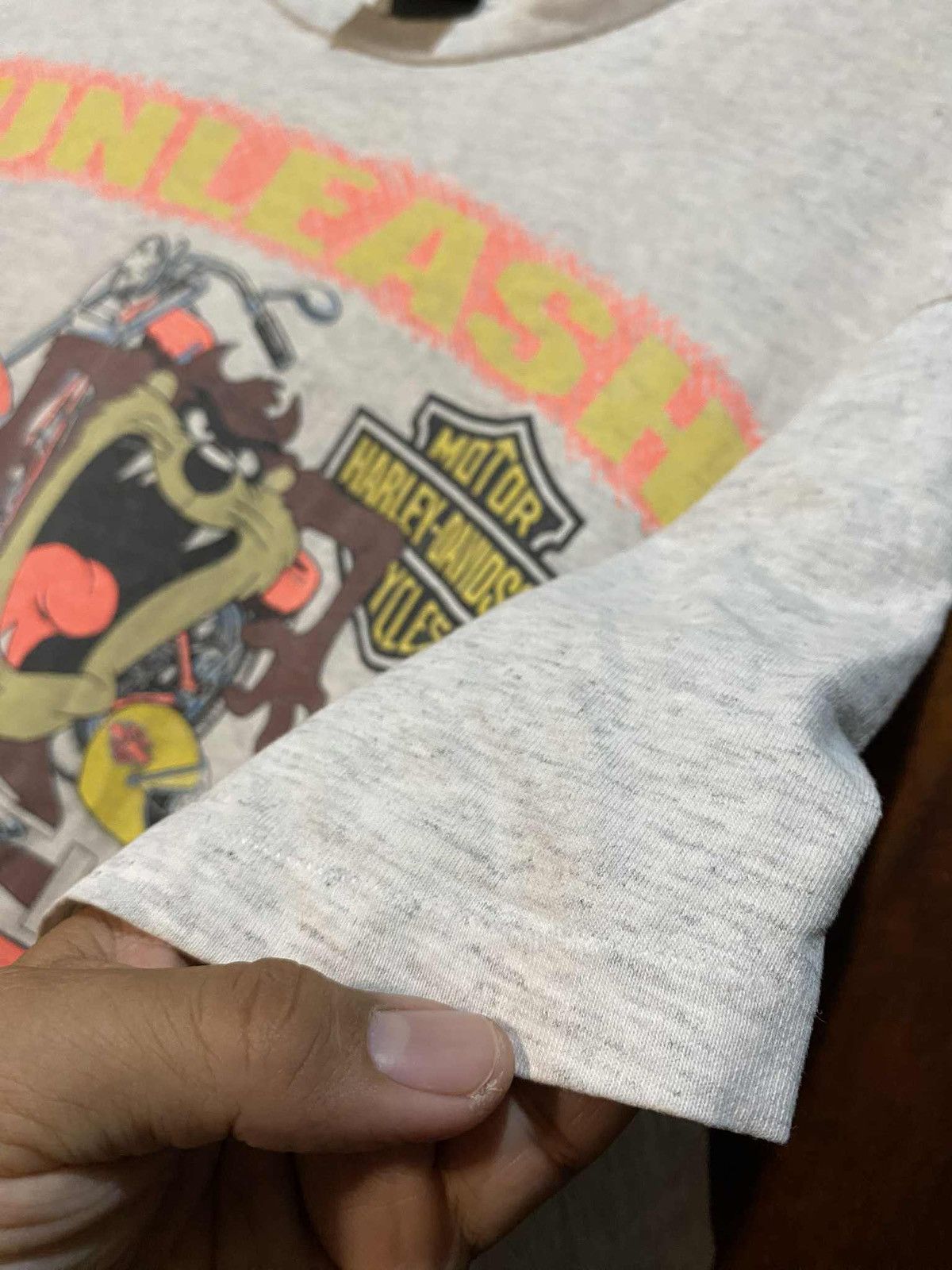 Vintage Vintage 1992 HARLEY DAVIDSON X TAZMANIAN DEVIL TEE Size US XL / EU 56 / 4 - 9 Thumbnail