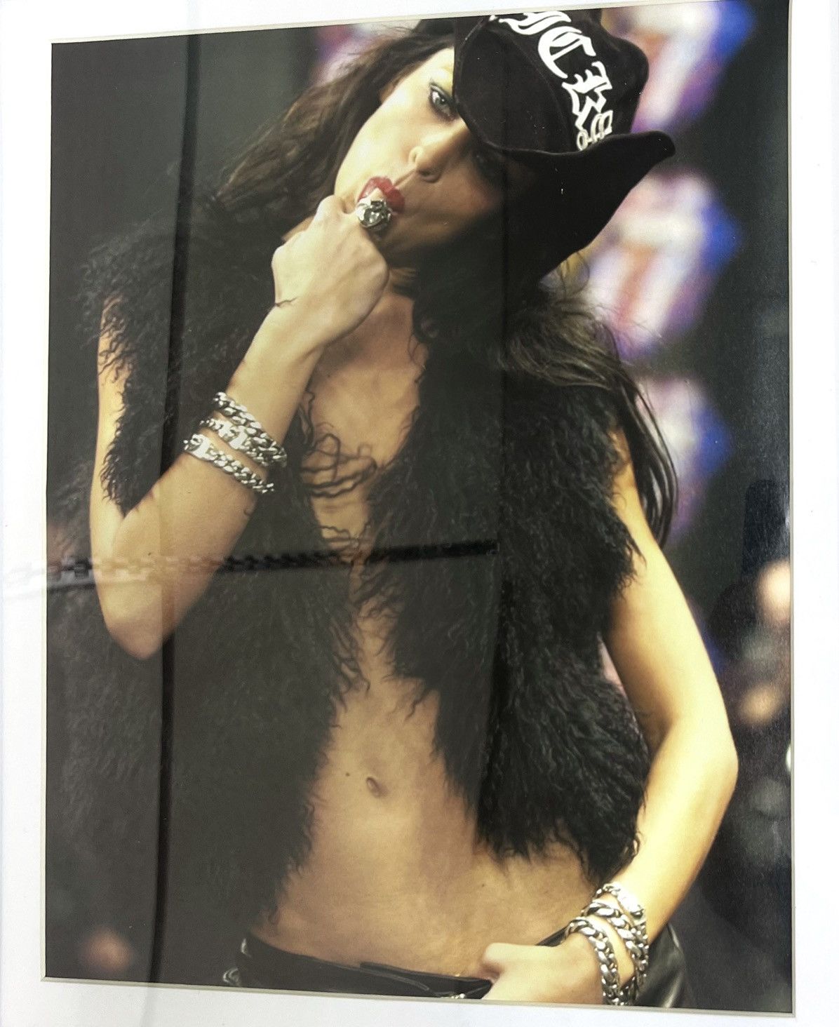 Chrome Hearts × Vintage Chrome Hearts close up Framed poster 8x11 magazine cutout Size ONE SIZE - 2 Thumbnail