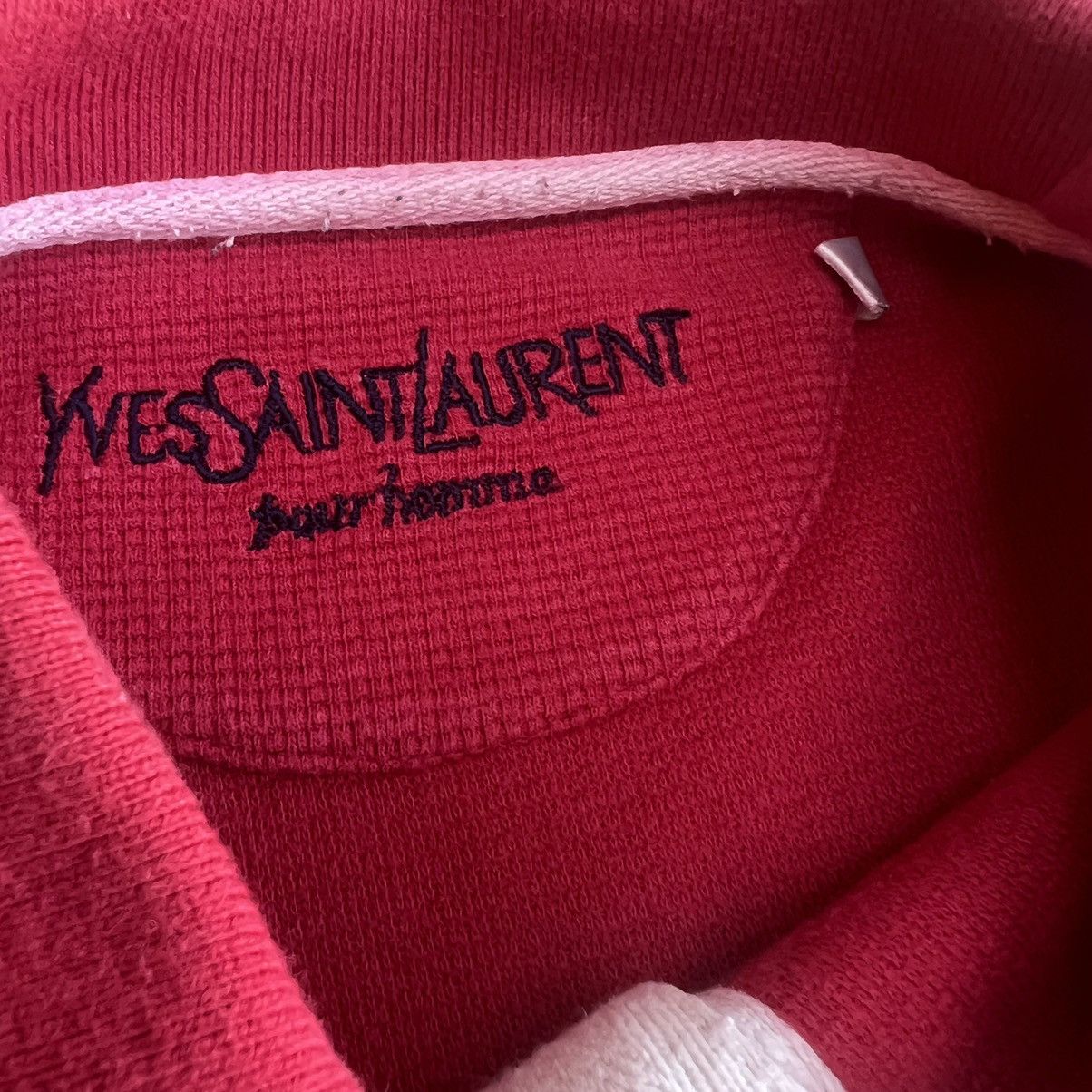 Vintage × Yves Saint Laurent Yves Saint Laurent vintage 90s polo tee t-shirt YSL SLP Size US L / EU 52-54 / 3 - 4 Thumbnail