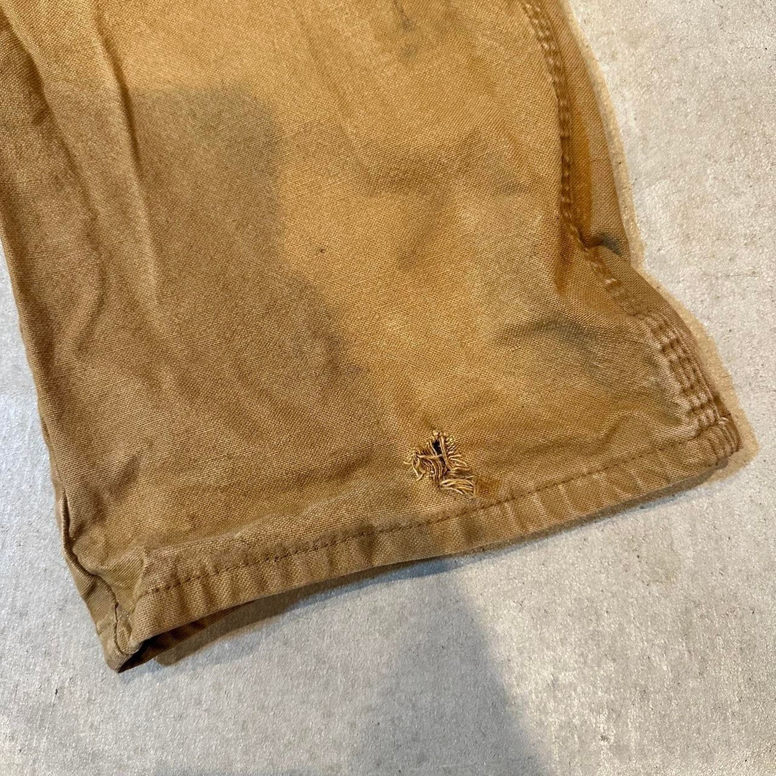 Dickies Vintage Y2K Distressed Tan Dickies Carpenter Pants 40x29 Size US 40 / EU 56 - 2 Thumbnail