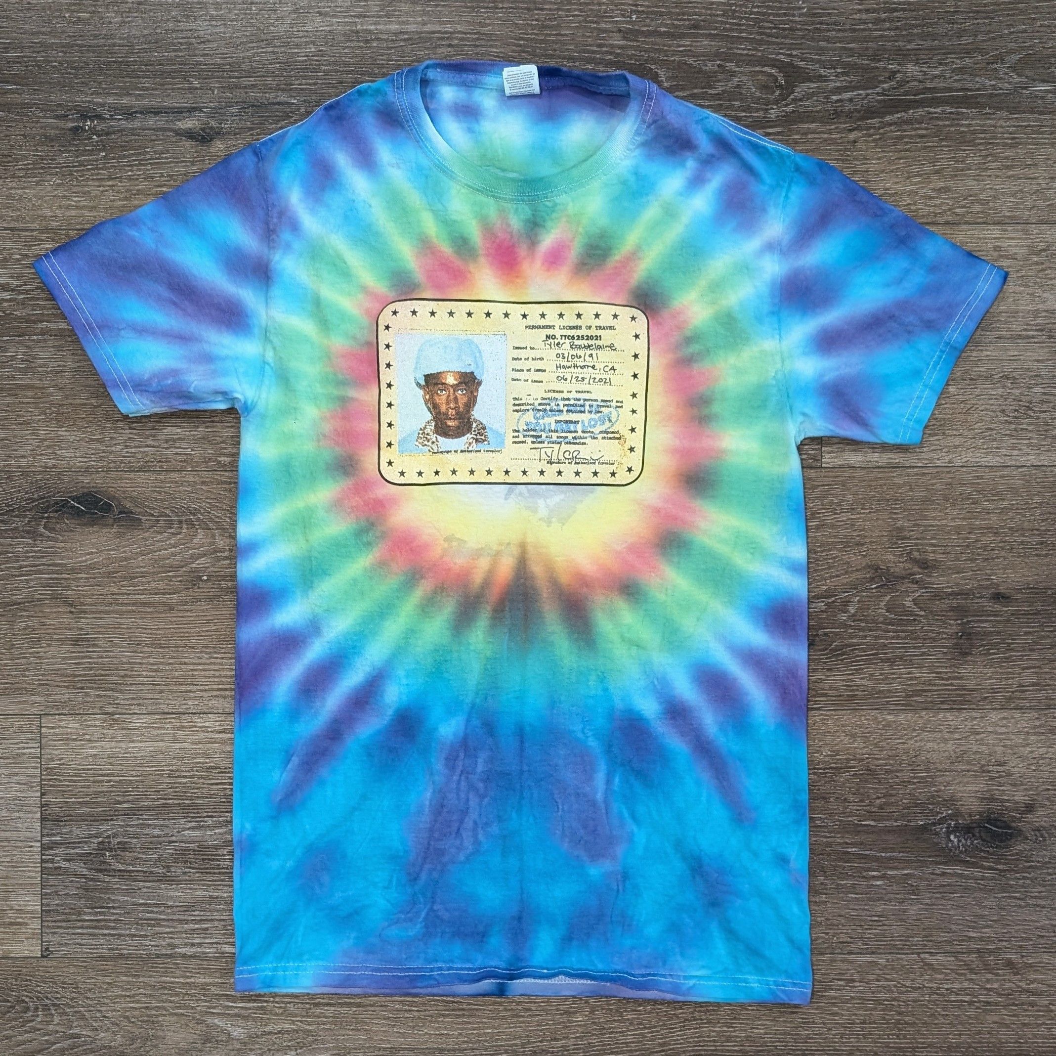 Rap Tees Tyler the Creator Call Me If You Get Lost tie-dye t-shirt Size US S / EU 44-46 / 1 - 1 Thumbnail